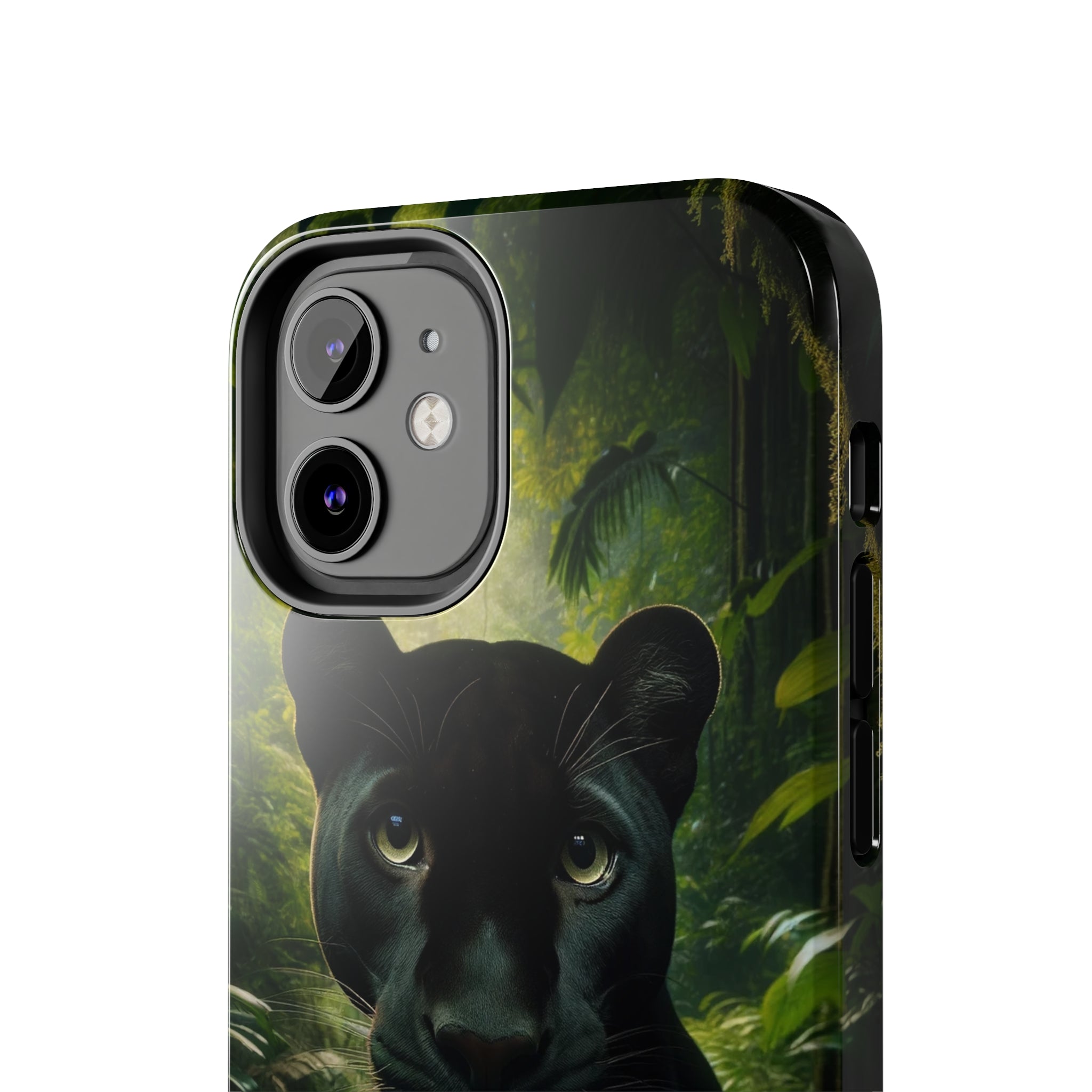 Curious black panther - Tough Phone Case