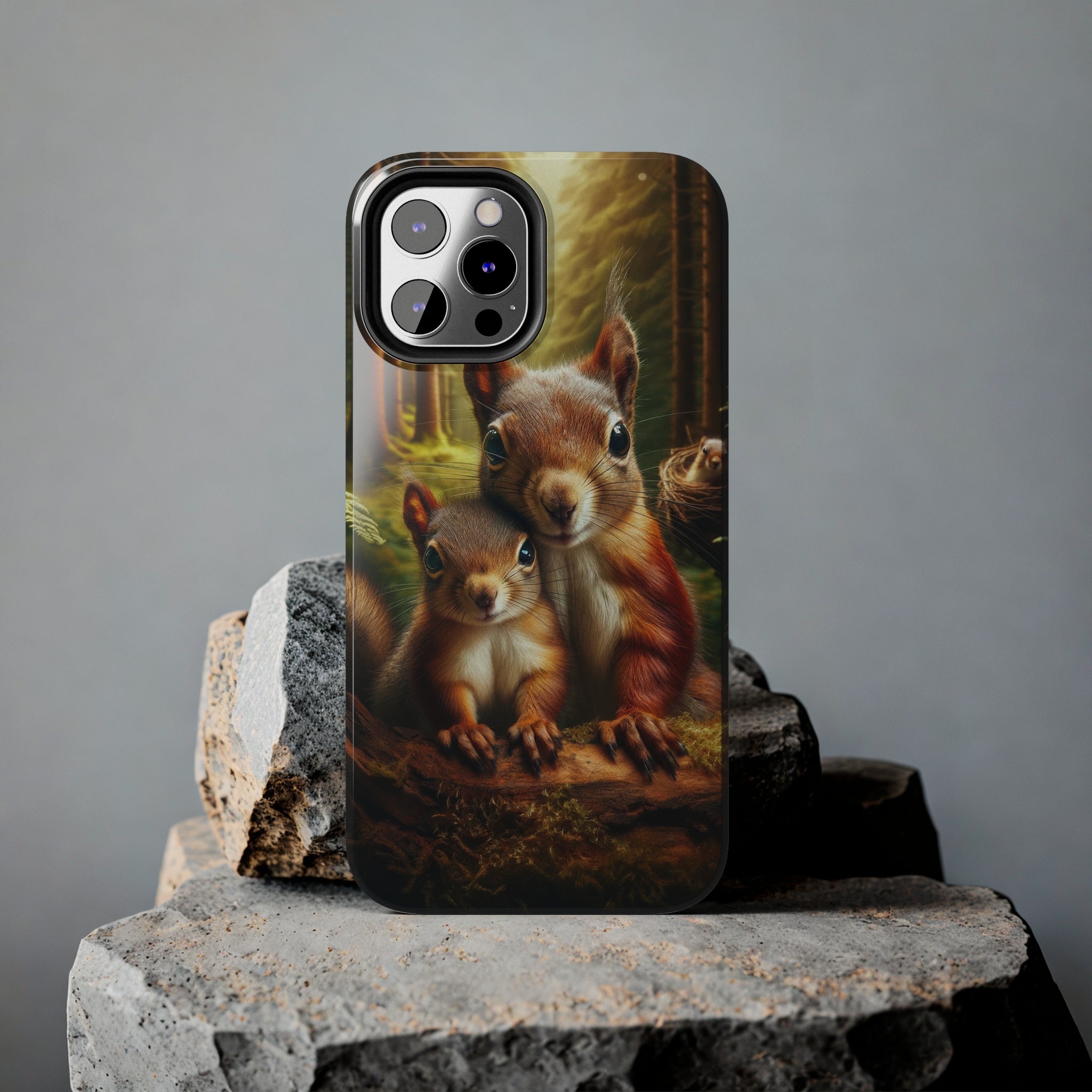 Two squirrels - Tough Phone Case