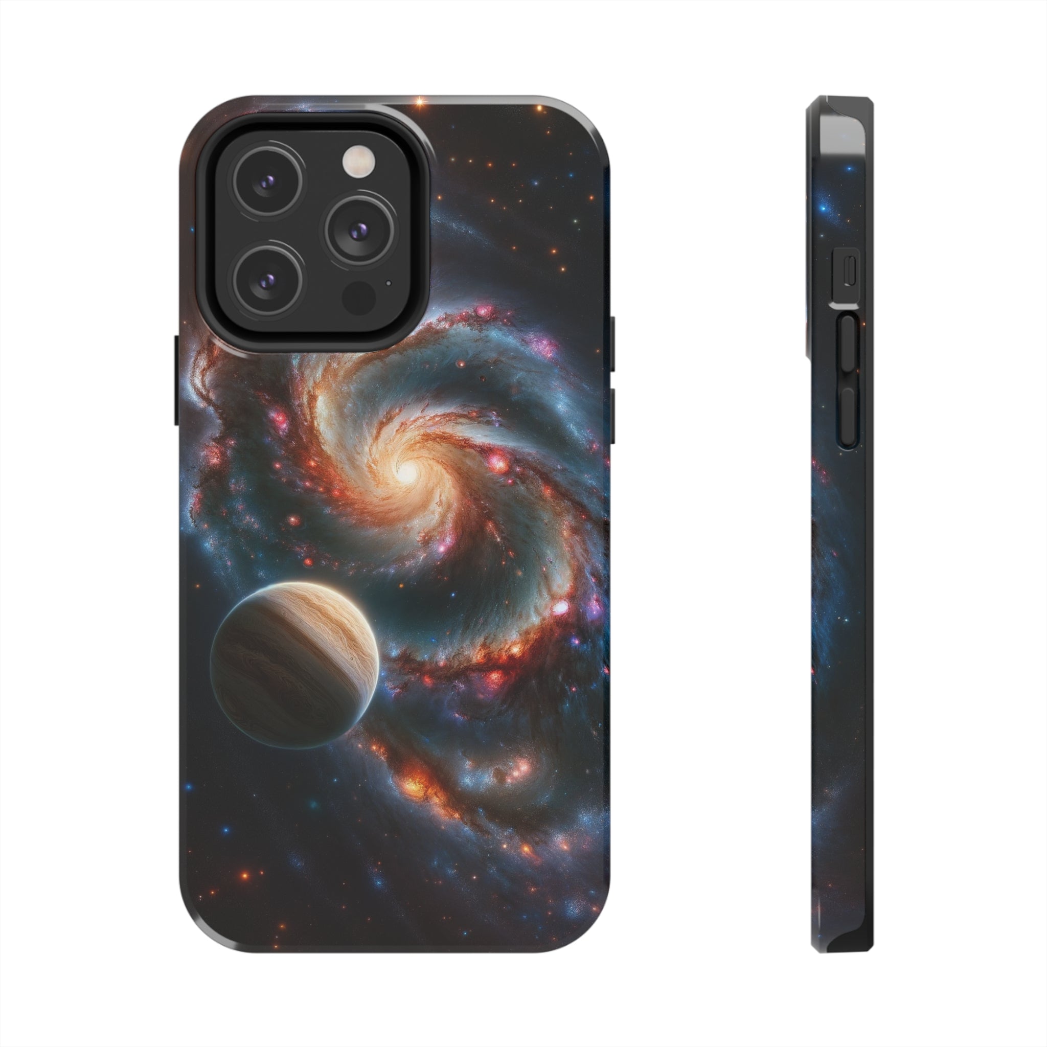 Yellow planet and wormhole - Tough Phone Case