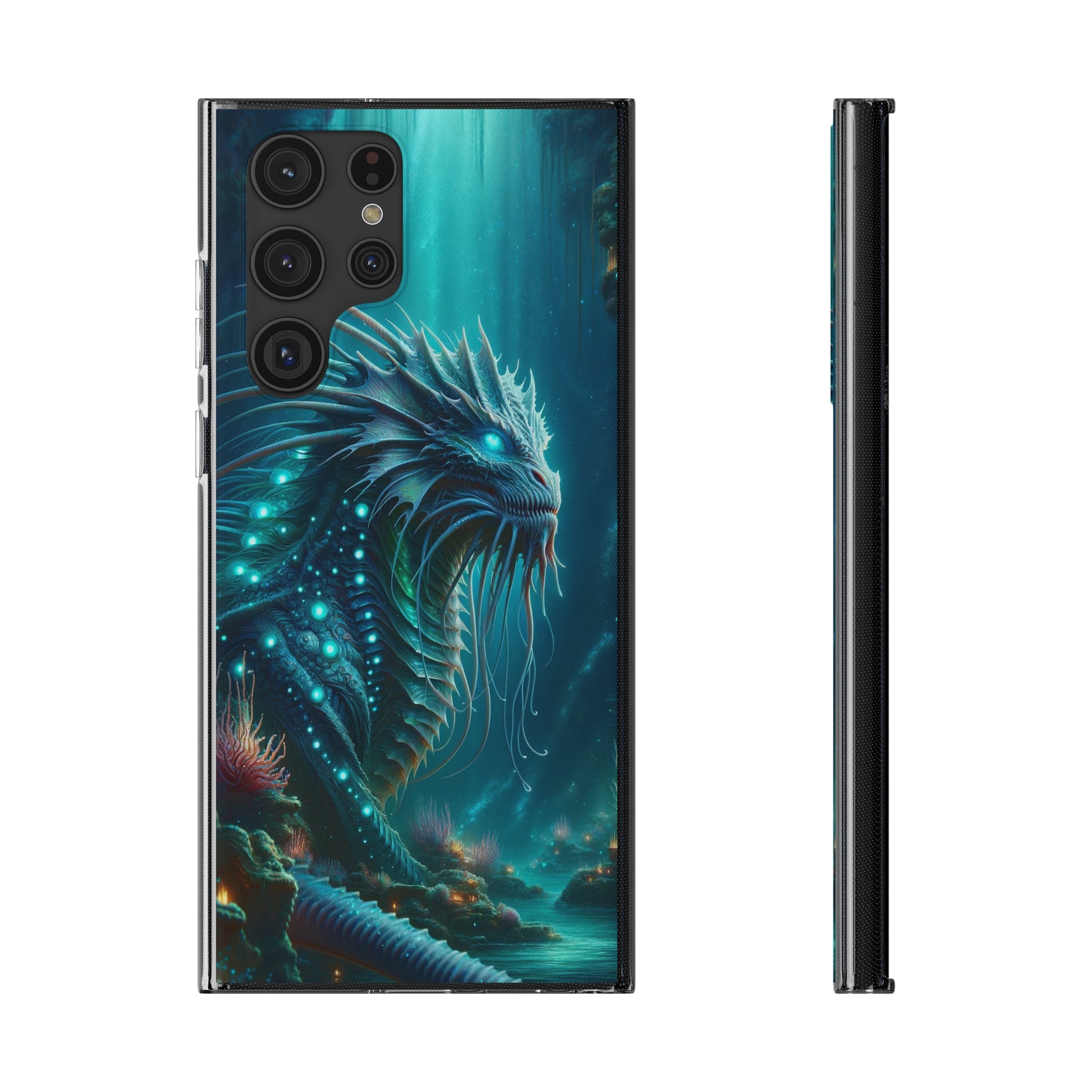 Sea monster - Soft Phone Case