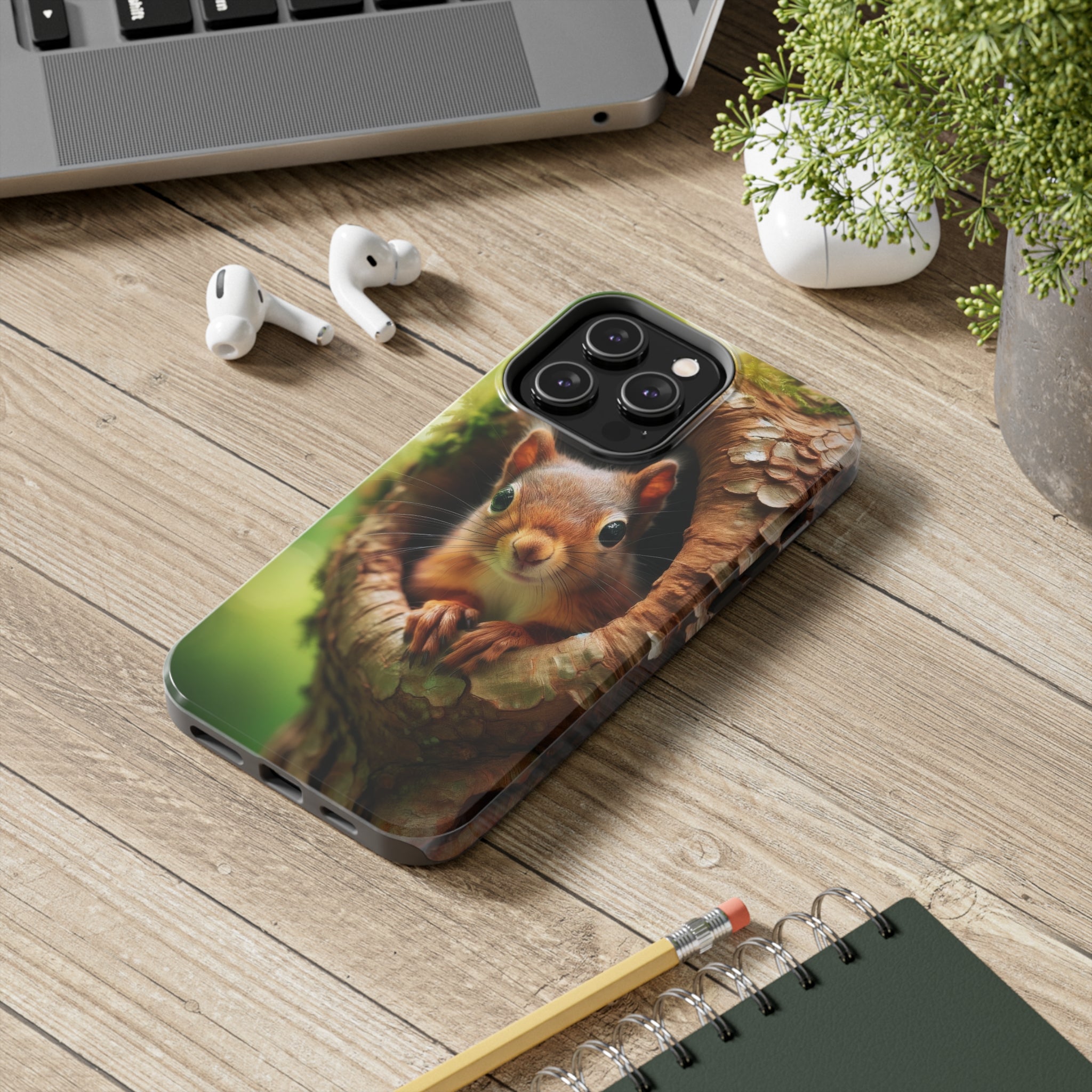 Squirrel in a tree - Tough Phone Case