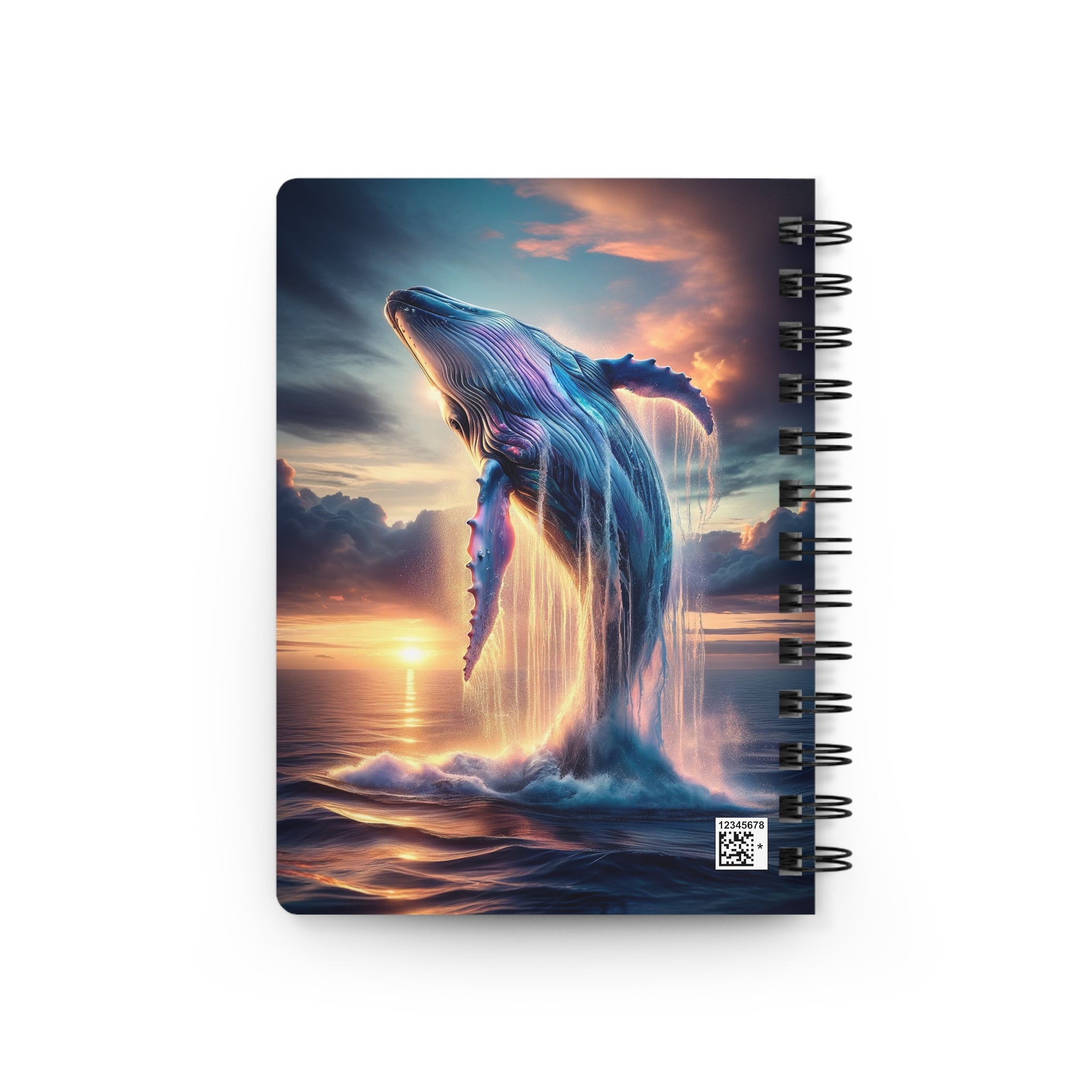 Whale - Spiral Notebook