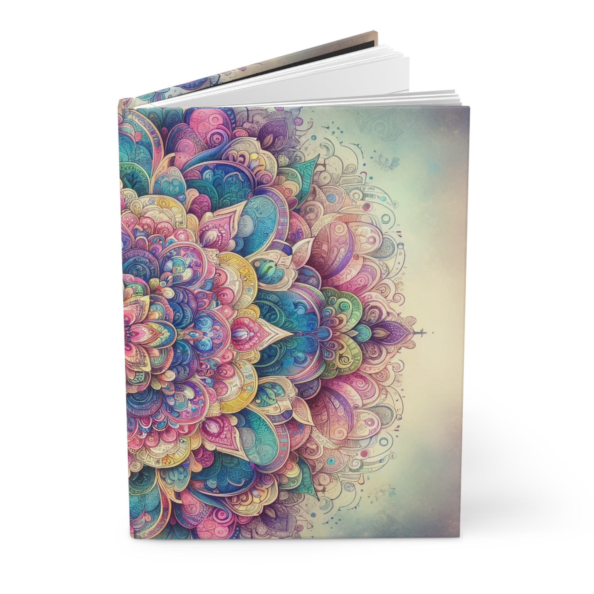 Pastel Mandala - Hardcover Notebook