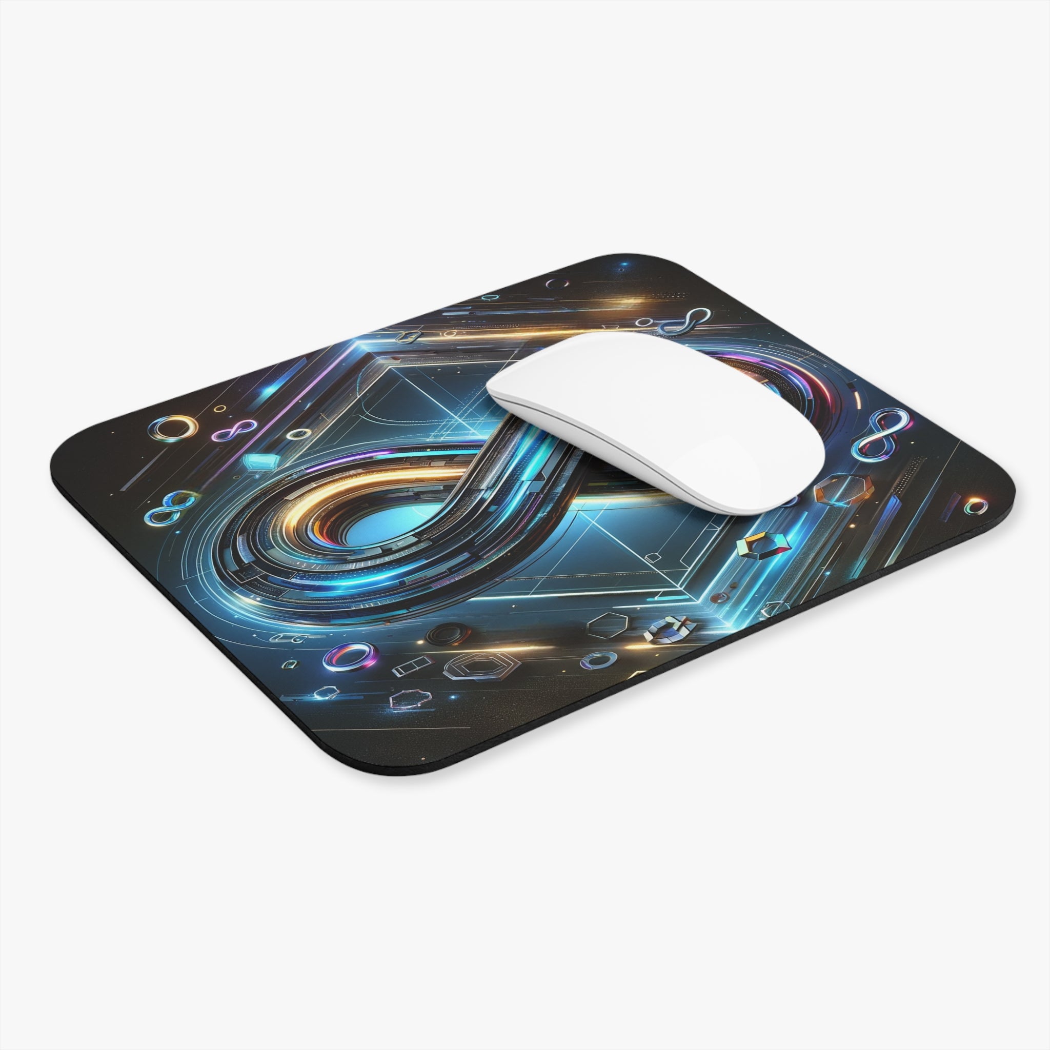 Techy infinity design  - Mouse Pad (Rectangle)