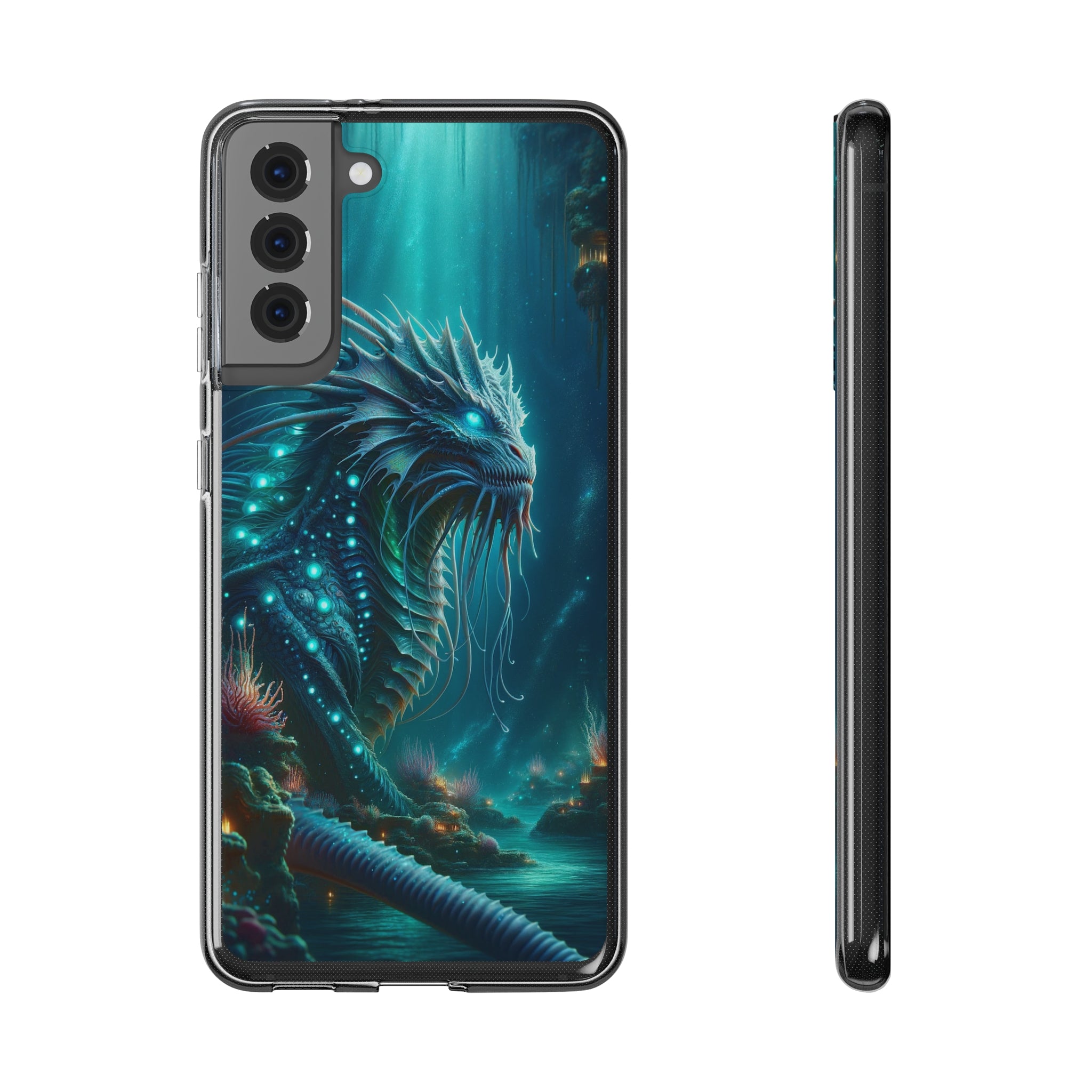 Sea monster - Soft Phone Case