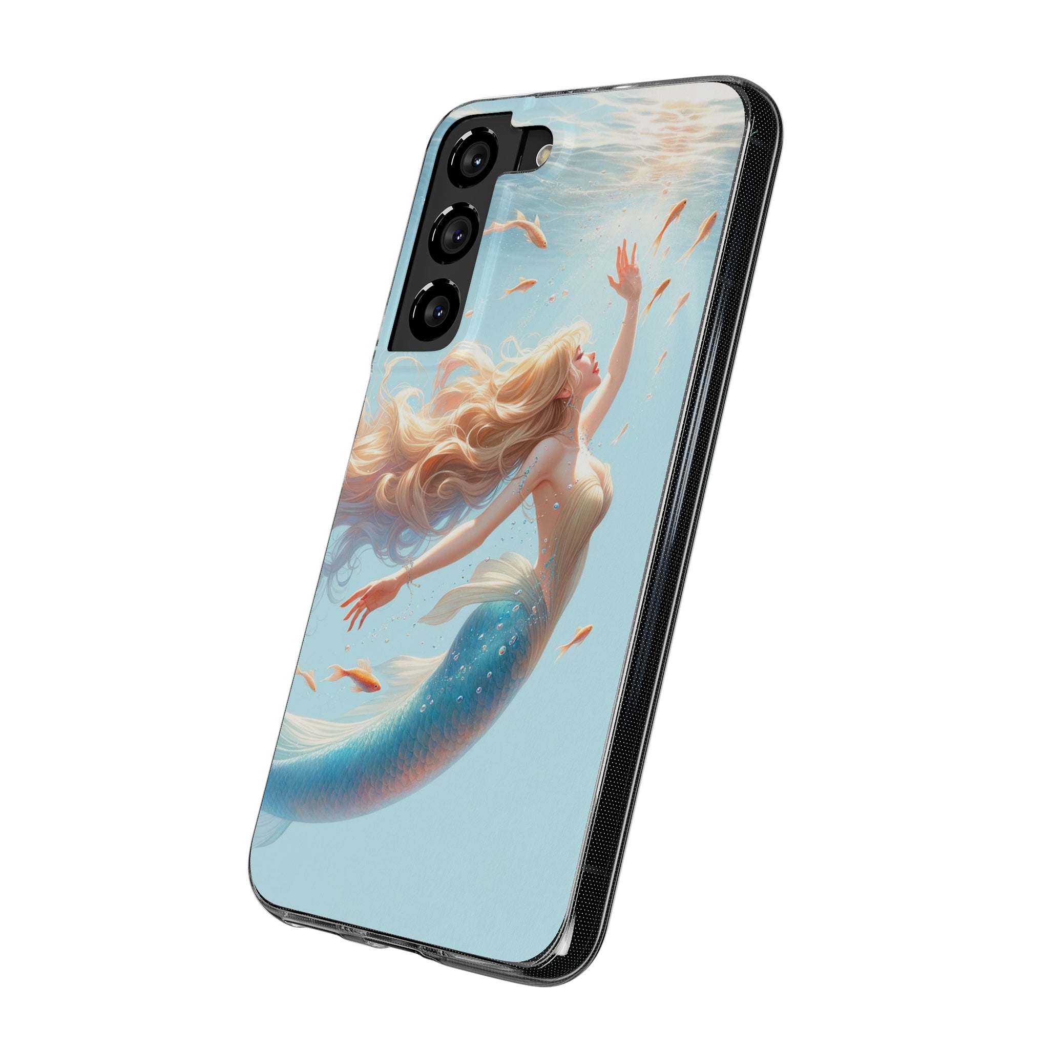 Blond Mermaid - Soft Phone Case