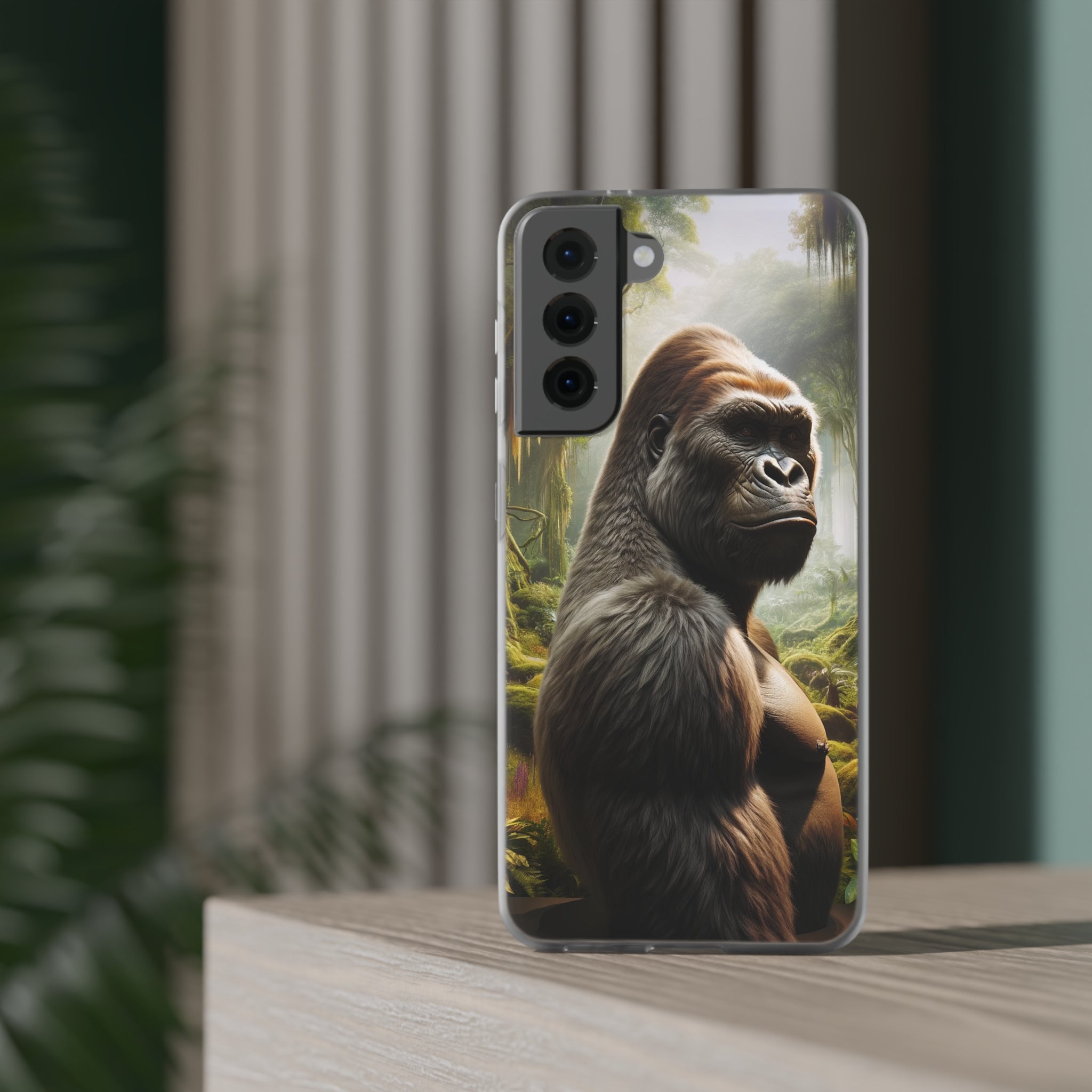 Curious Gorilla - Flexi Case (for Samsung only)