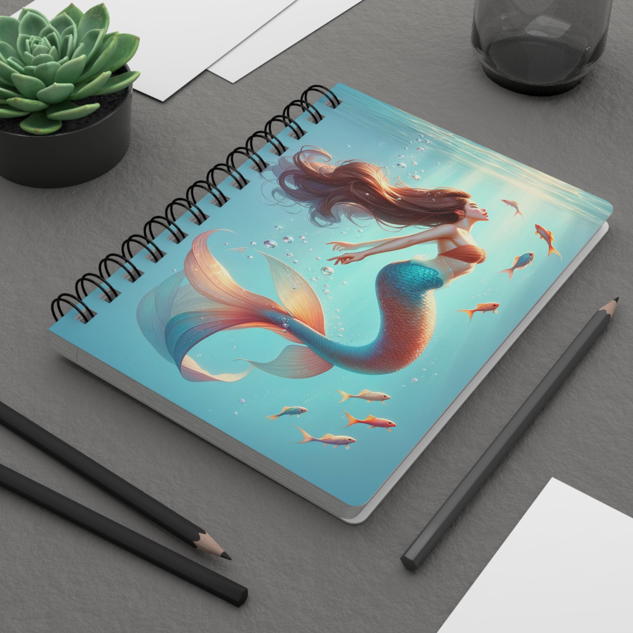 Mermaid - Spiral Notebook