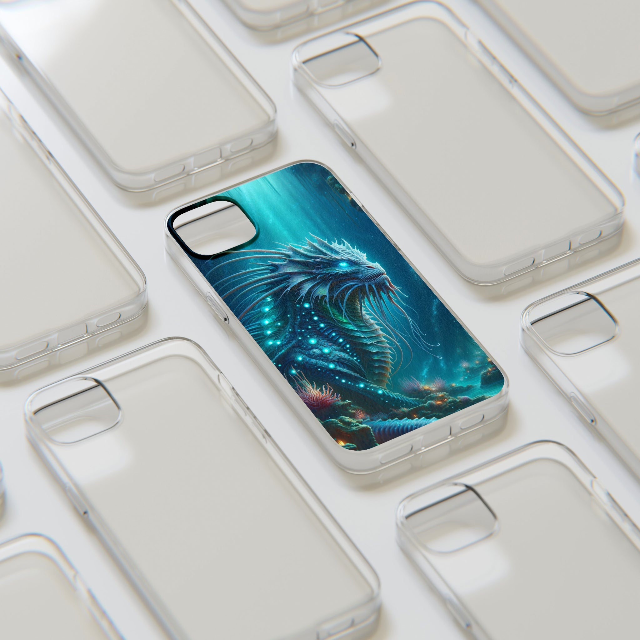 Sea monster - Soft Phone Case