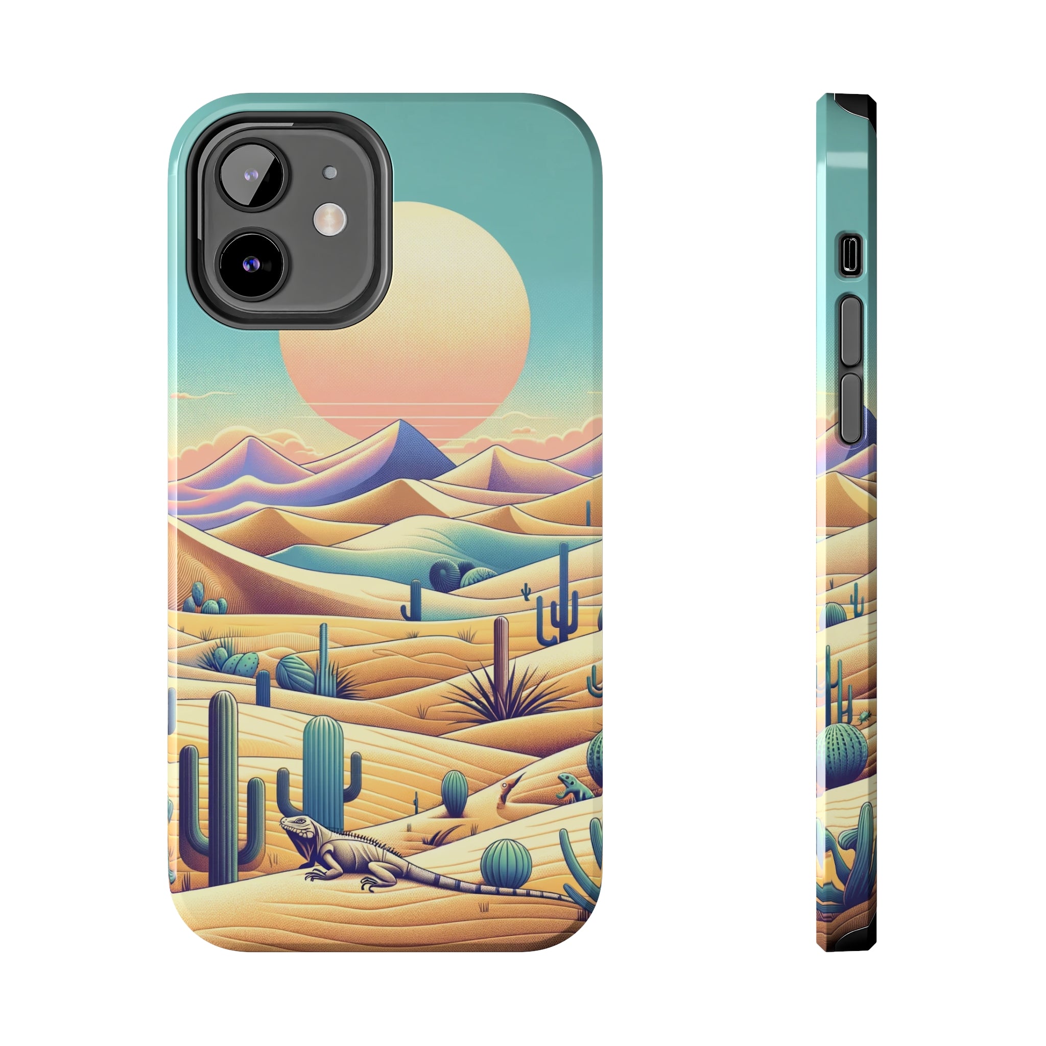 Iguana in the desert 2 - Tough Phone Case