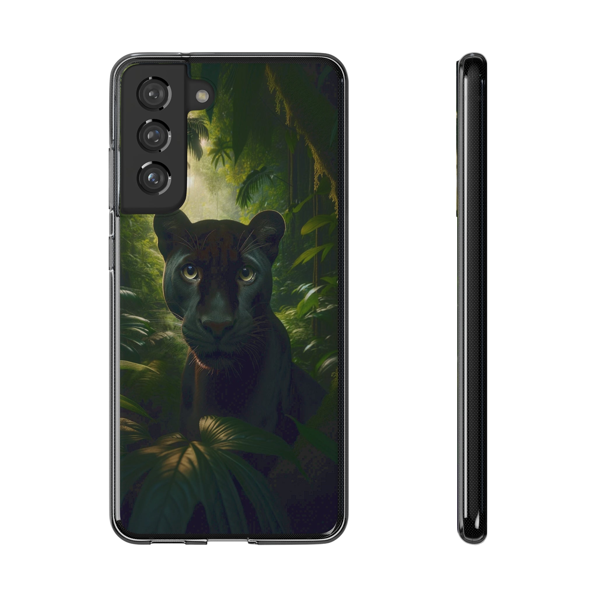 Curious Panther - Soft Phone Case