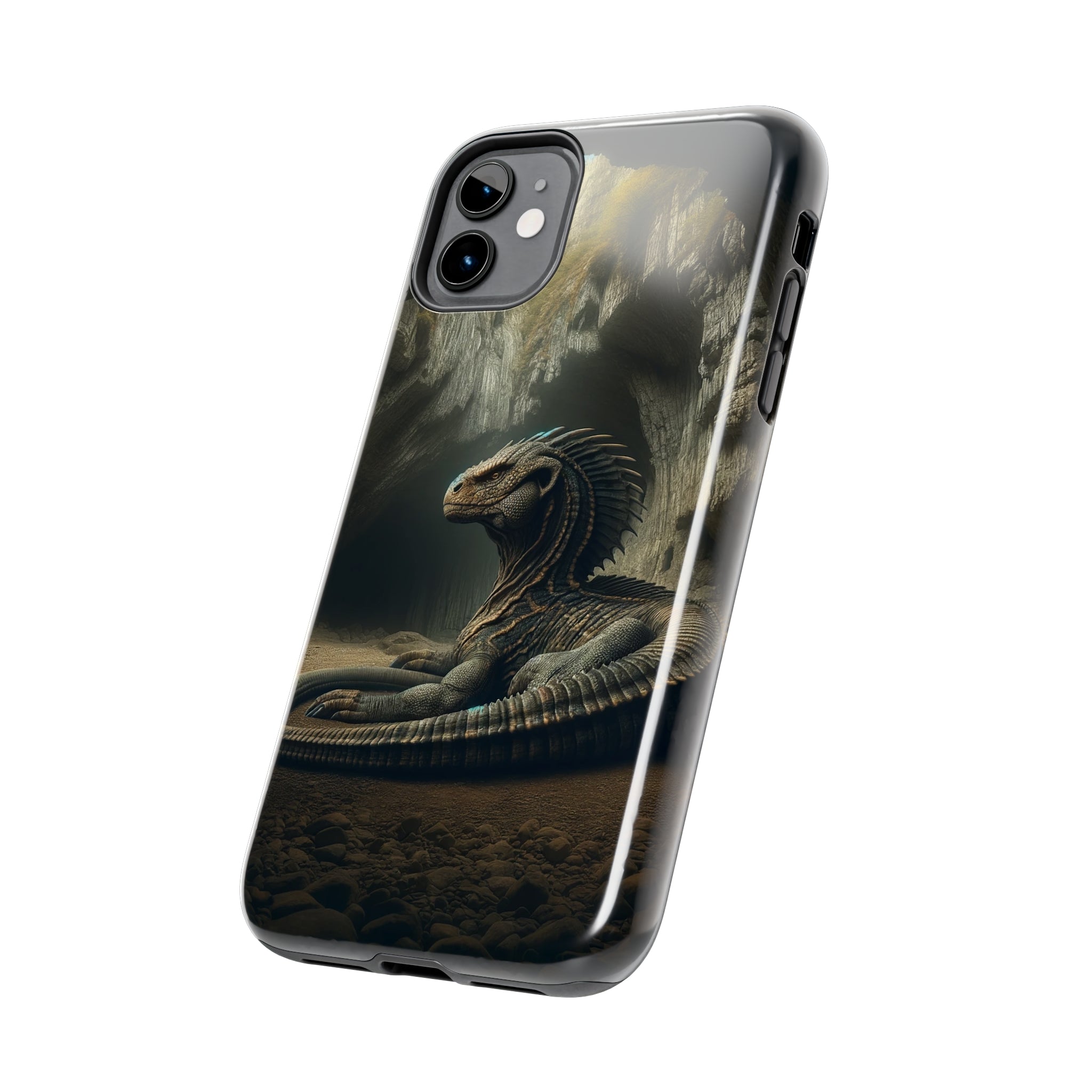 Basilisk in a cave - Tough Phone Case