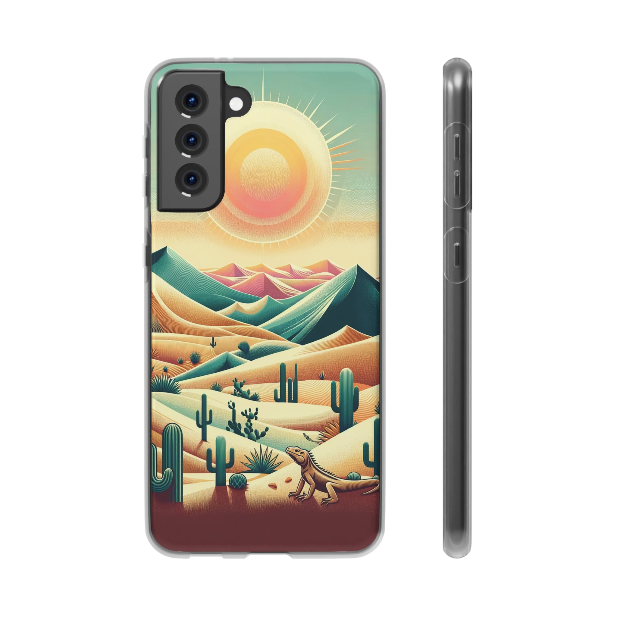 Iguana in the desert - Flexi Case (Samsung only)