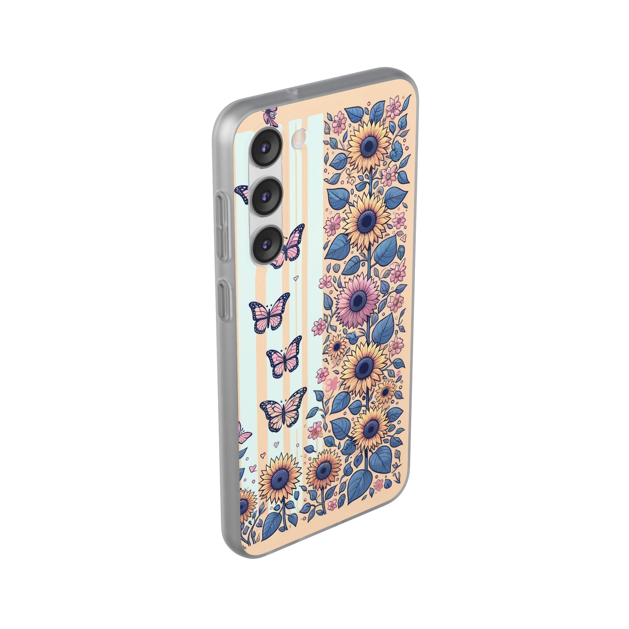 Sunflowers and butterflies - Flexi Case (Samsung only)