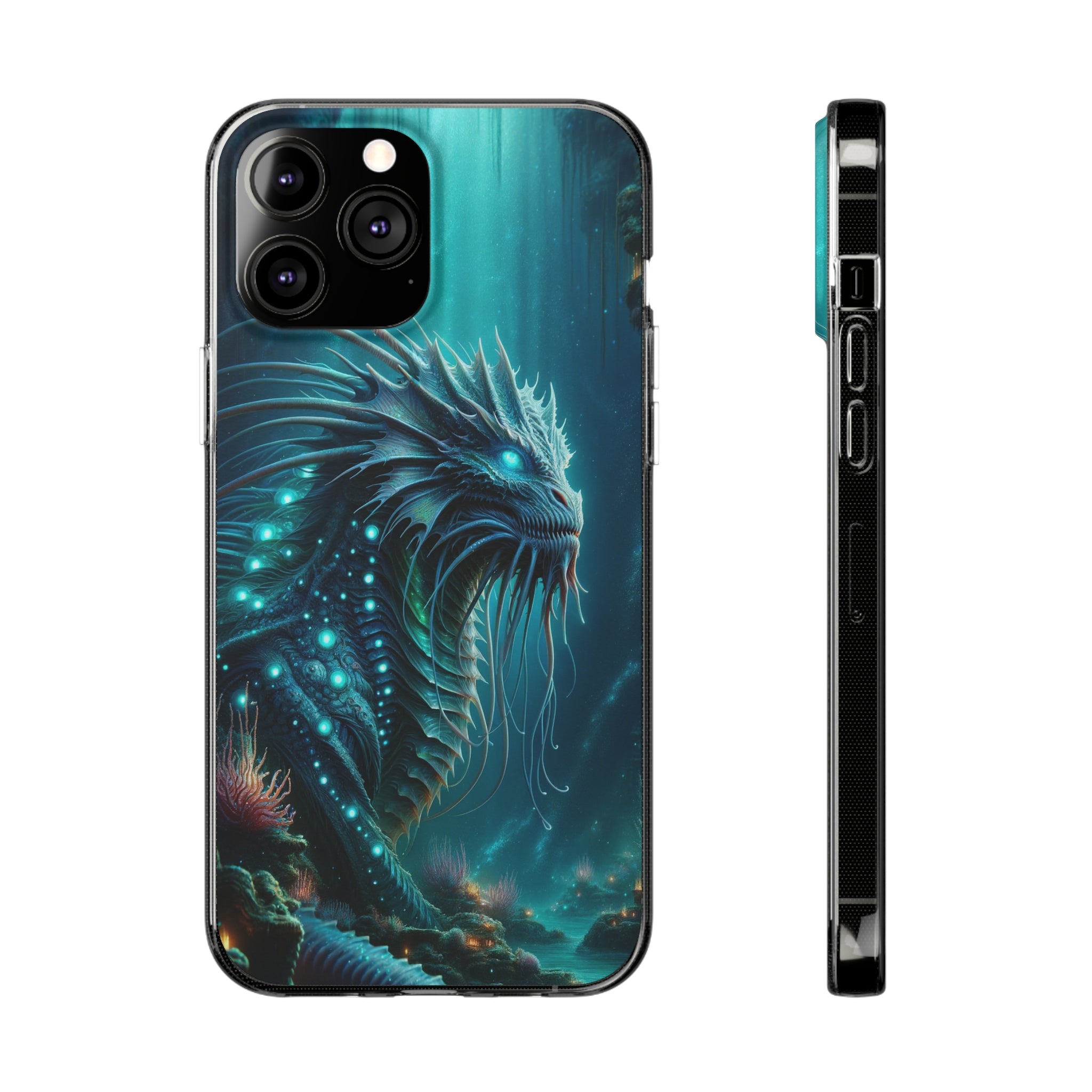 Sea monster - Soft Phone Case