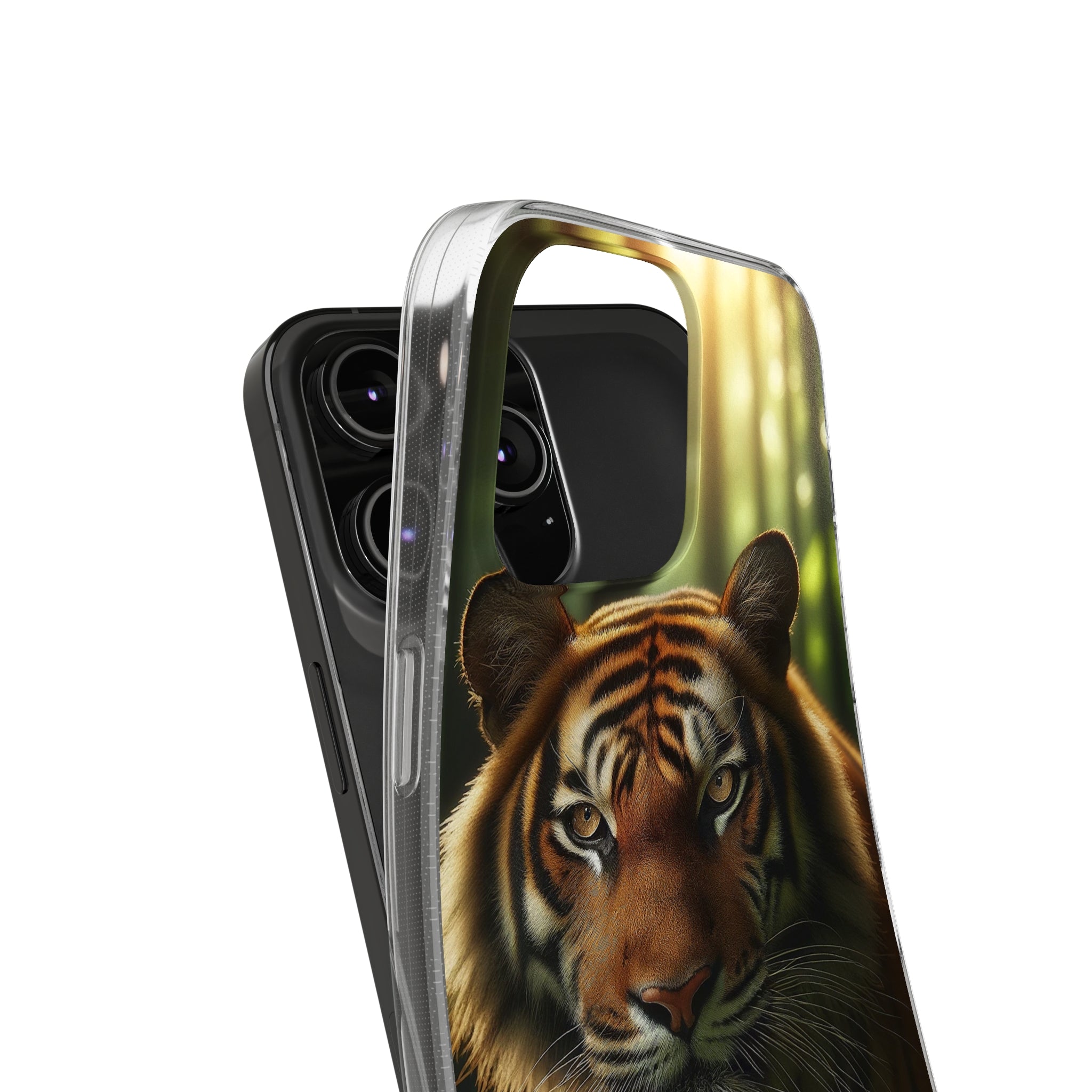 Curious Tiger - Soft Phone Case