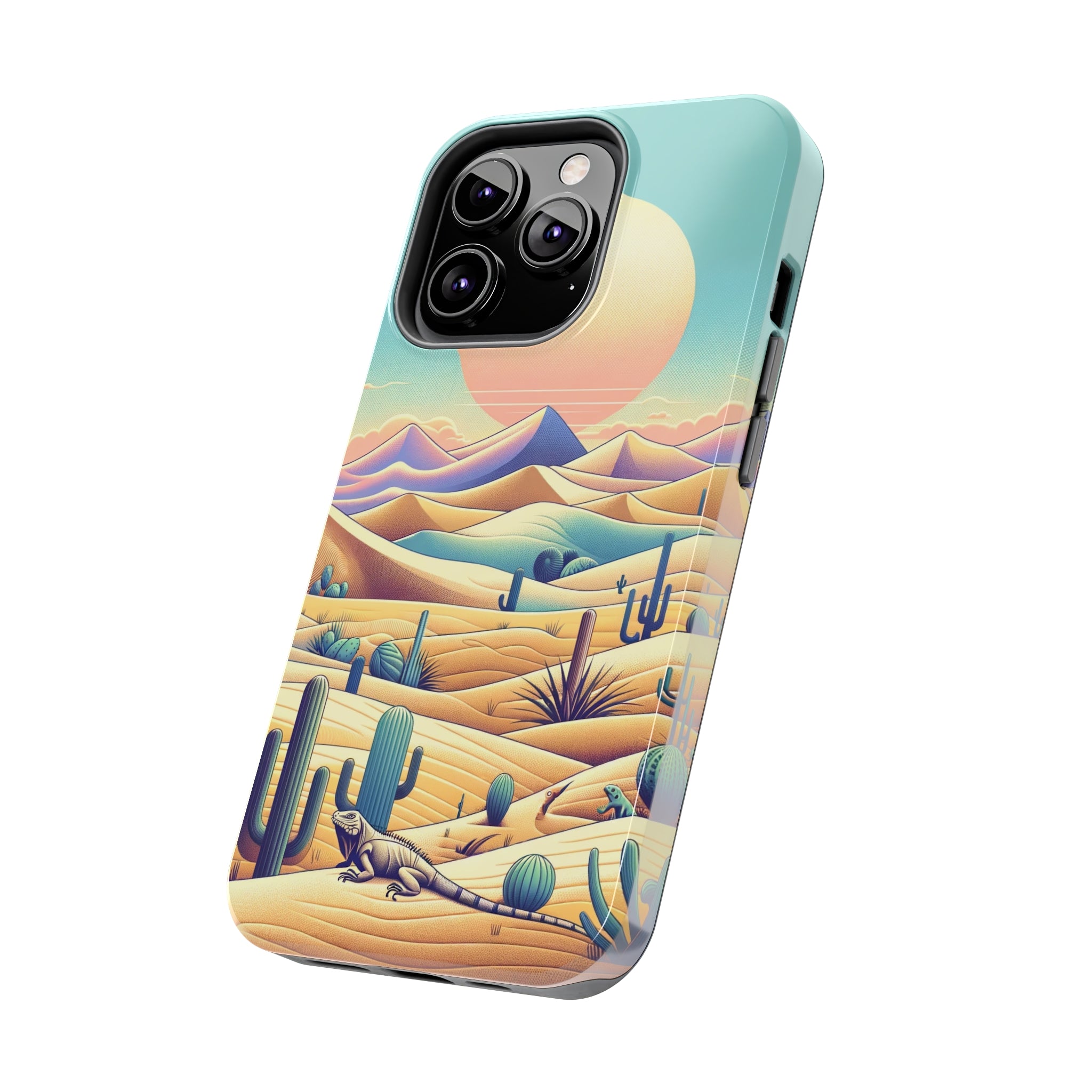 Iguana in the desert 2 - Tough Phone Case