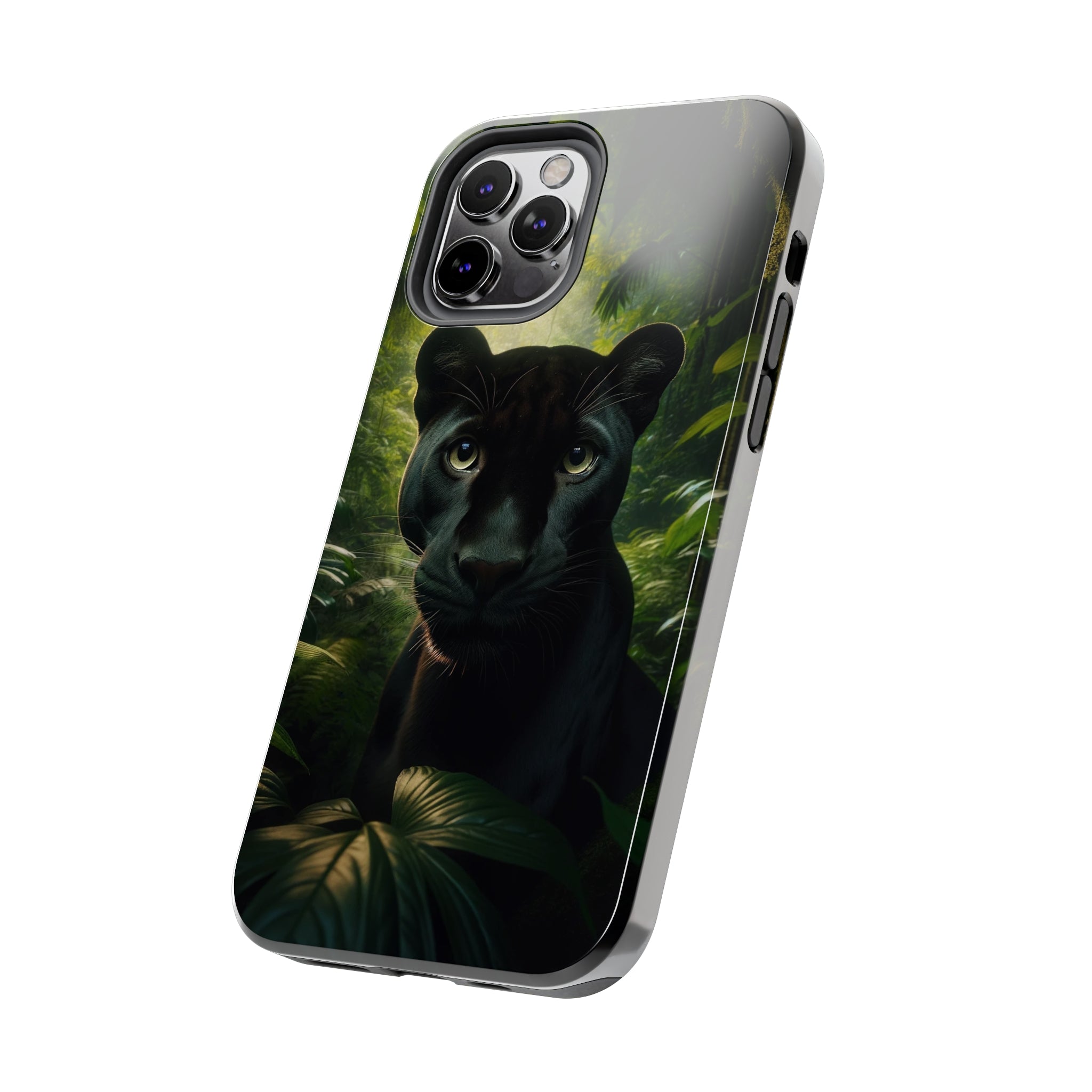 Curious black panther - Tough Phone Case