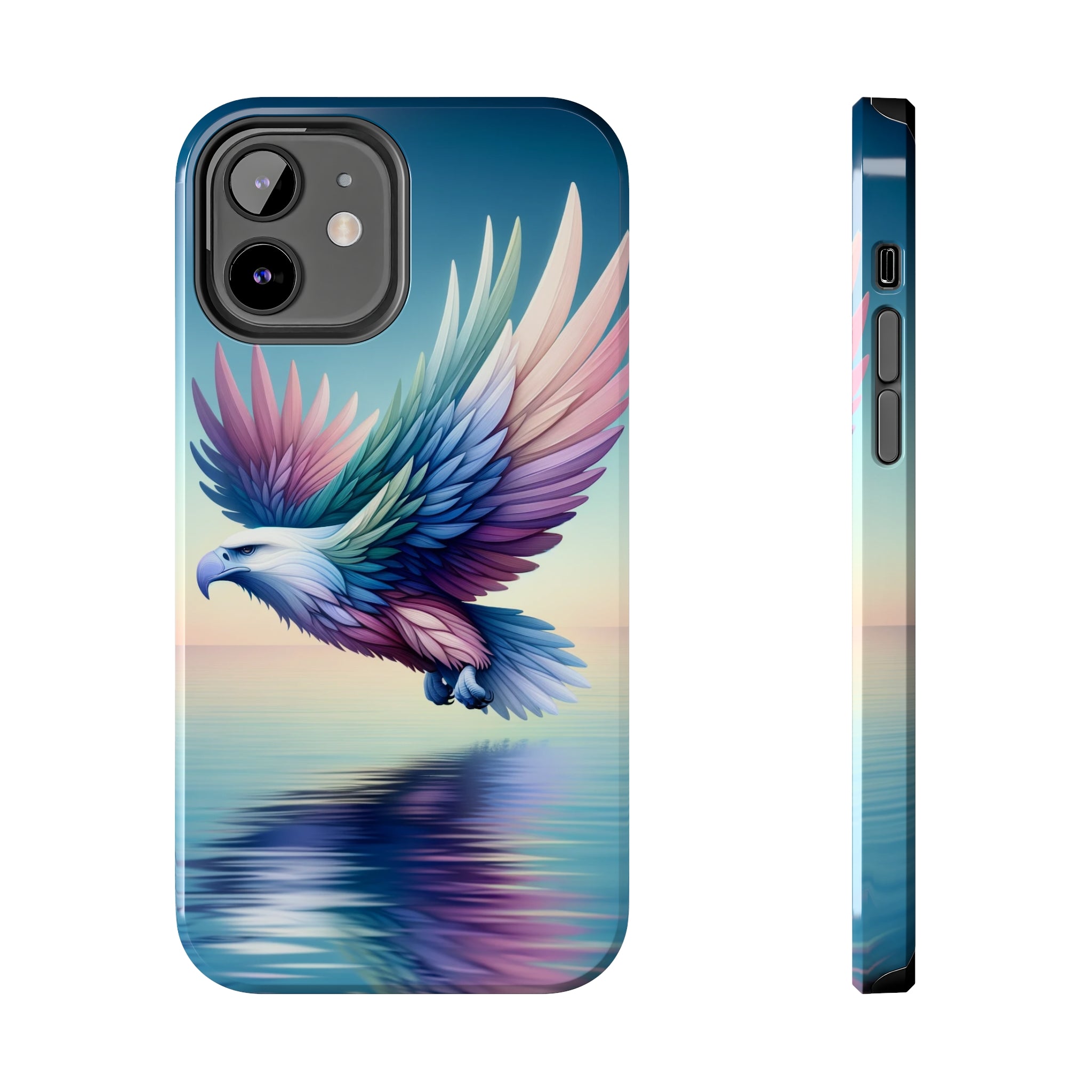 Eagle with colourful feathers - Tough Phone Case