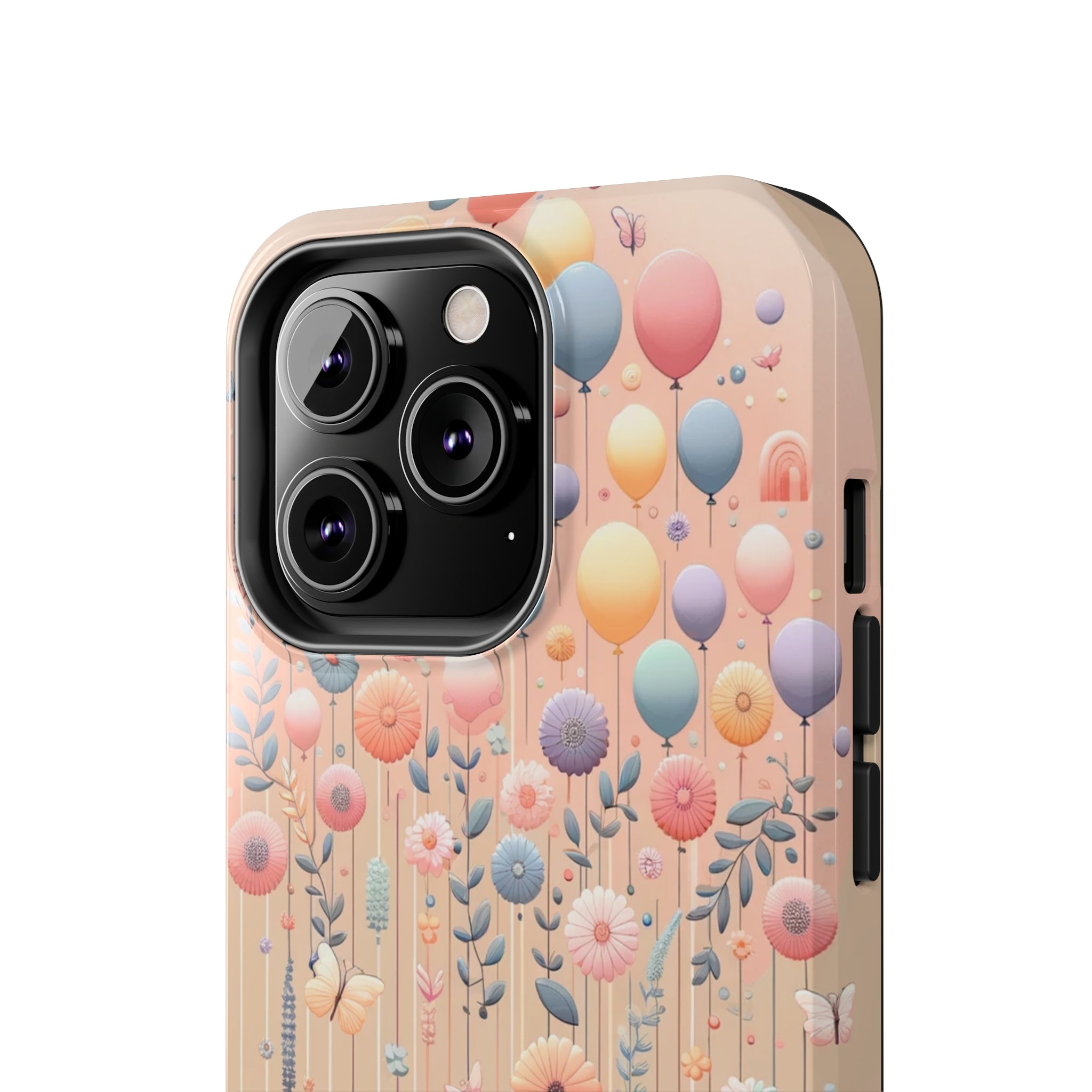 Balloons and flowers - Tough Phone Case