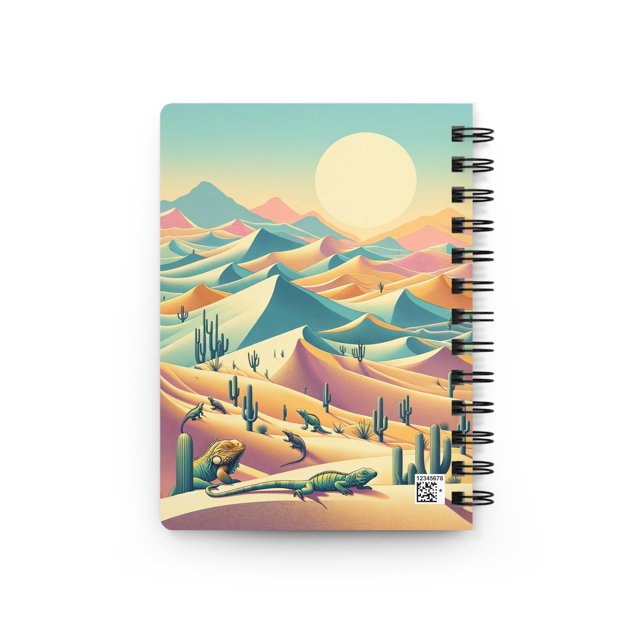 Iguanas in the desert - Spiral Notebooks