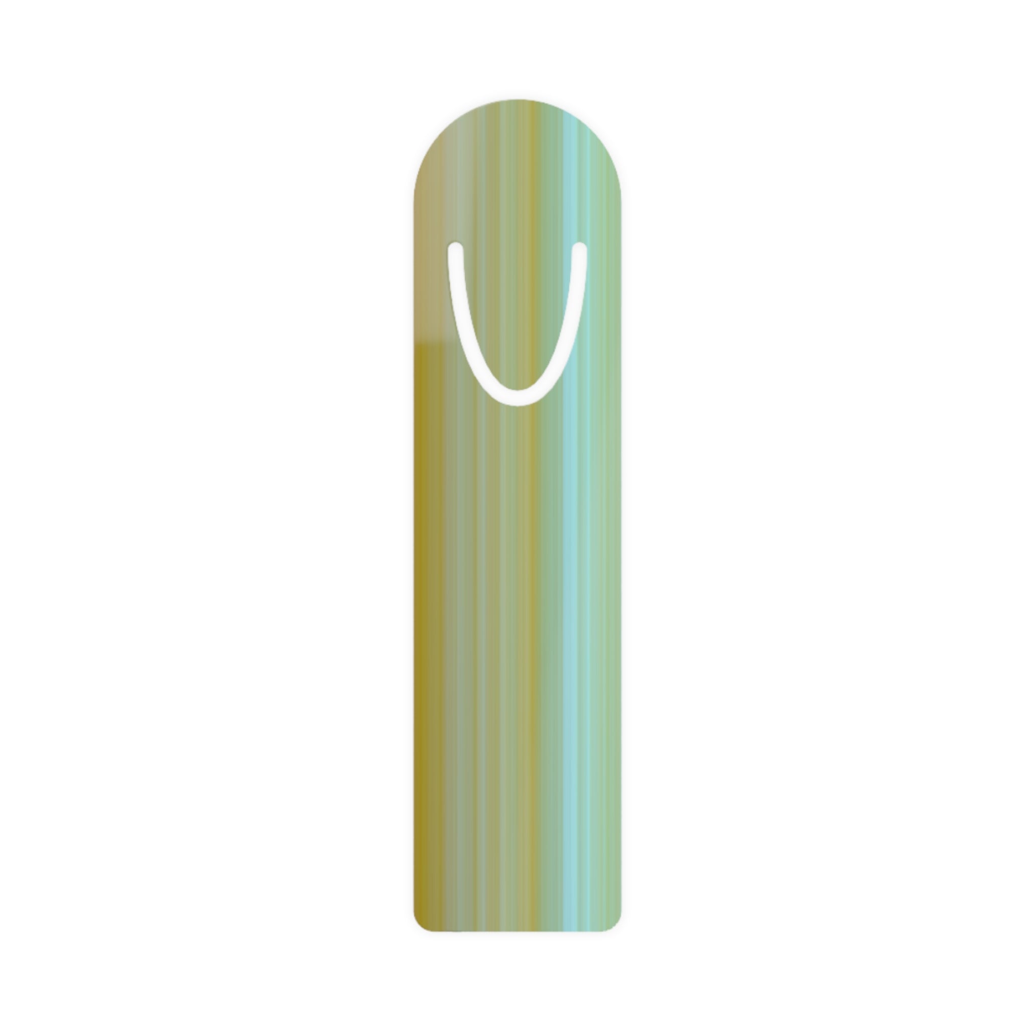 Green-Blue vertical lines - Bookmark