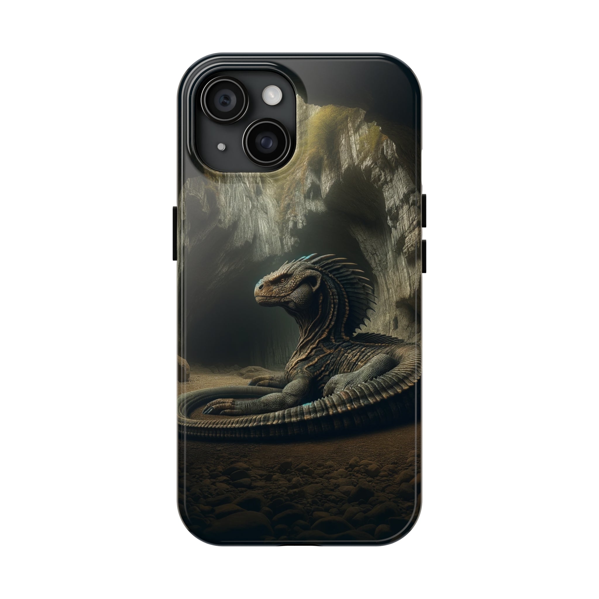 Basilisk in a cave - Tough Phone Case