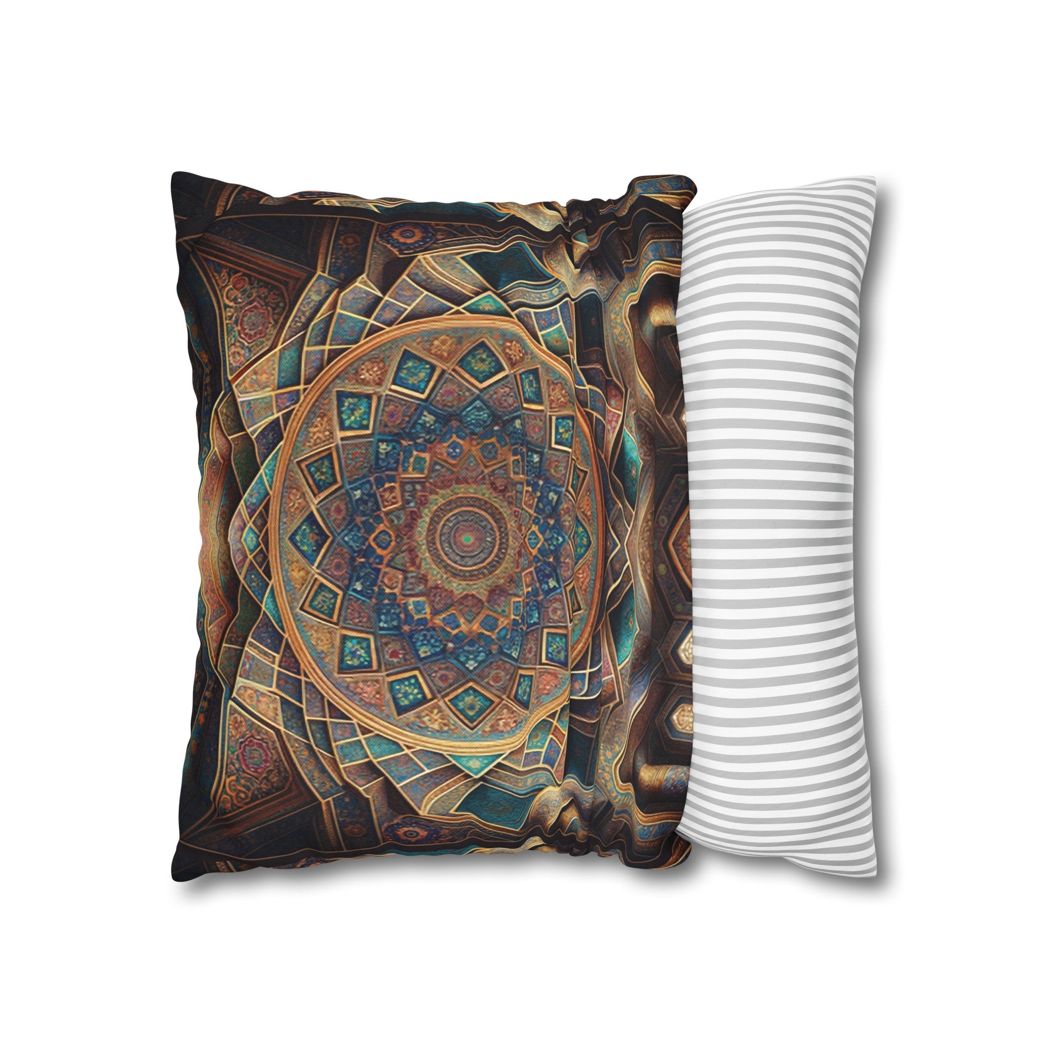 Persian Art 5 - Polyester Square Pillowcase