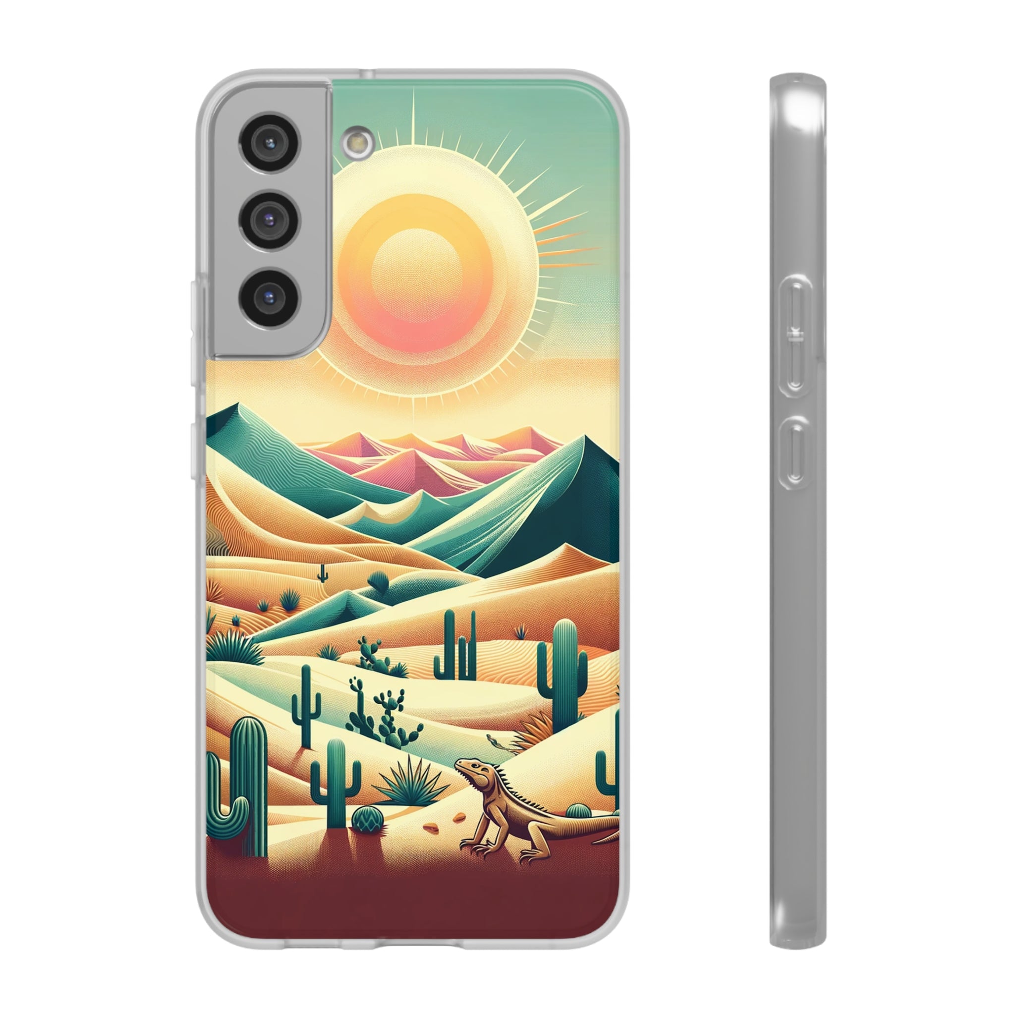 Iguana in the desert - Flexi Case (Samsung only)