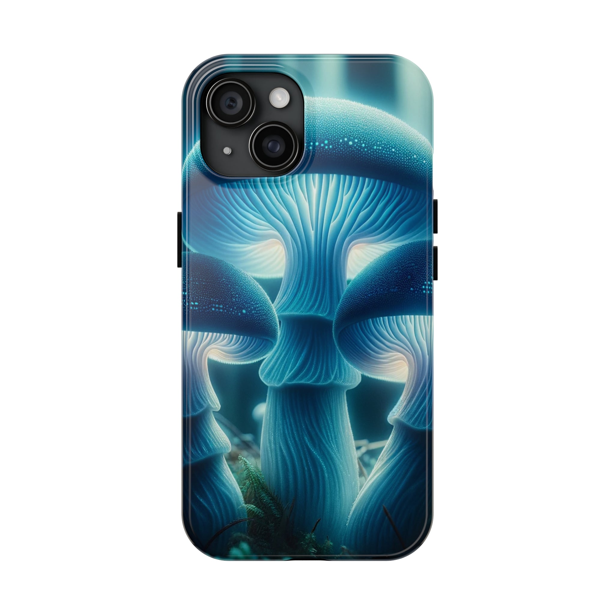 Blue Mushrooms - Tough Phone Case