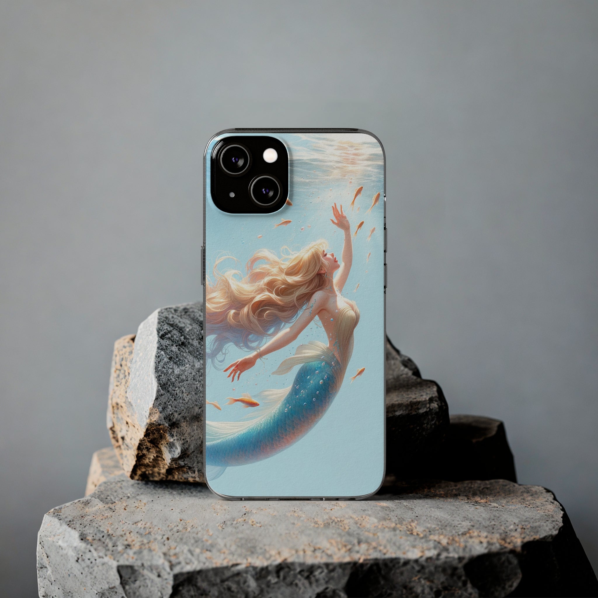 Blond Mermaid - Soft Phone Case