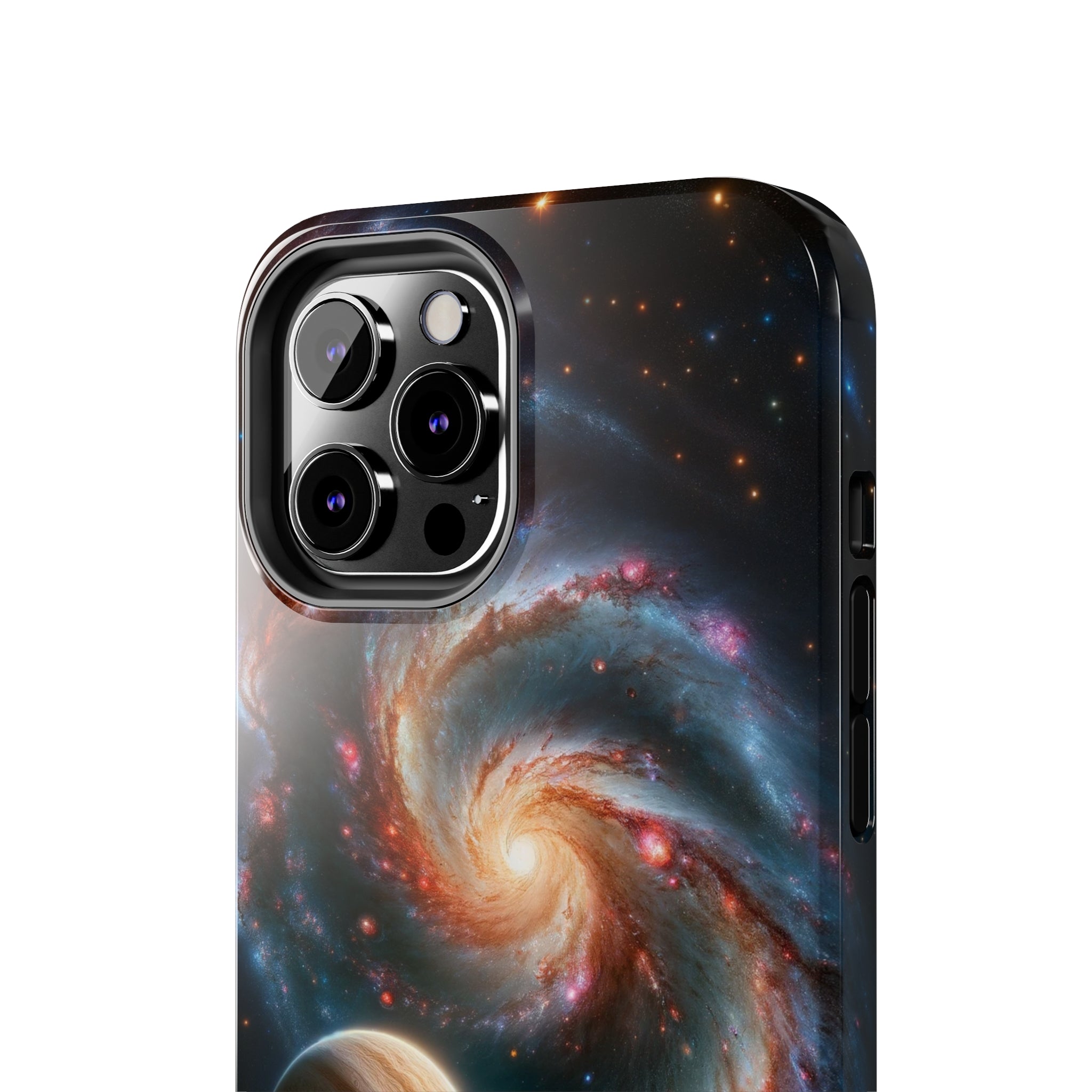 Yellow planet and wormhole - Tough Phone Case