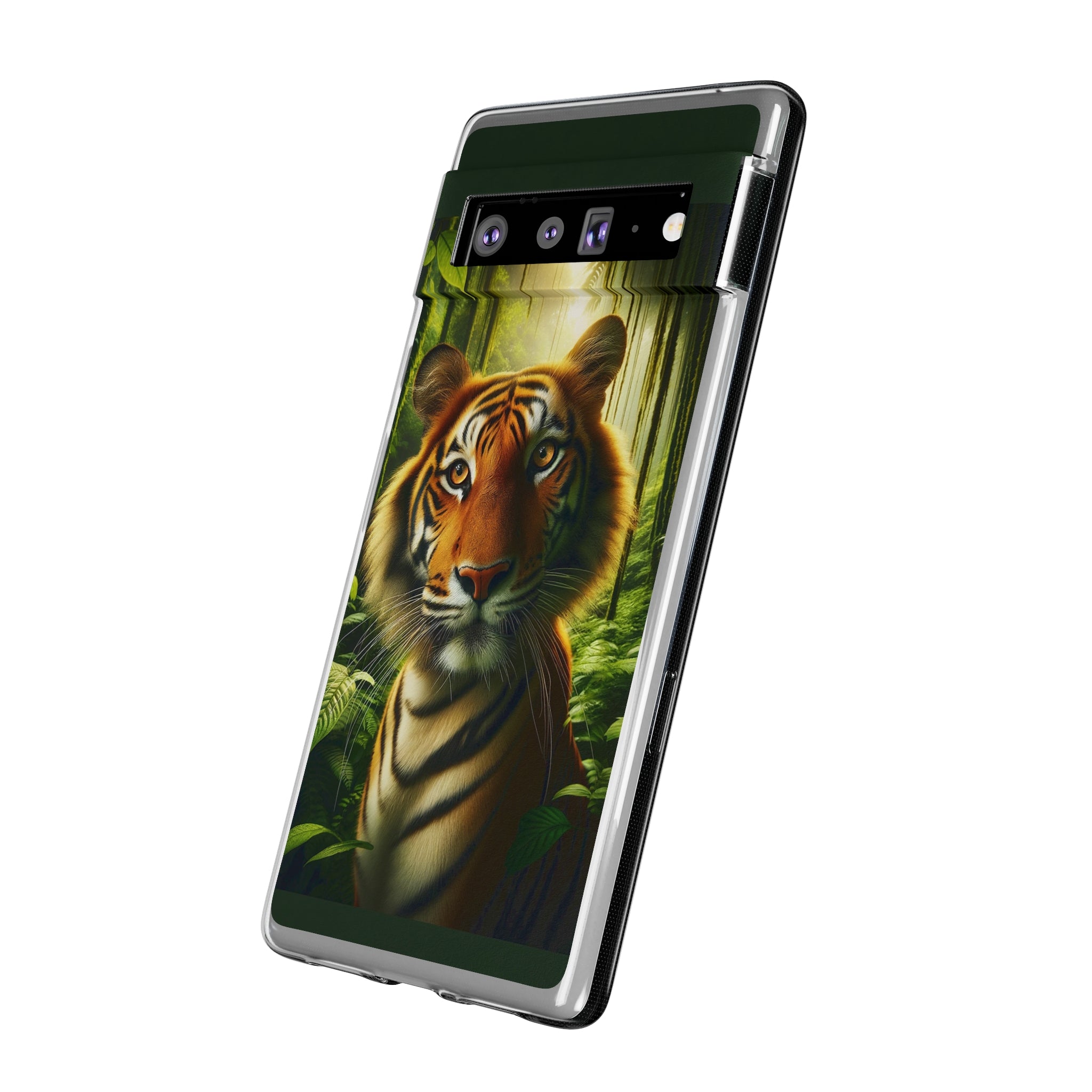 Curious Tiger - Soft Phone Cases