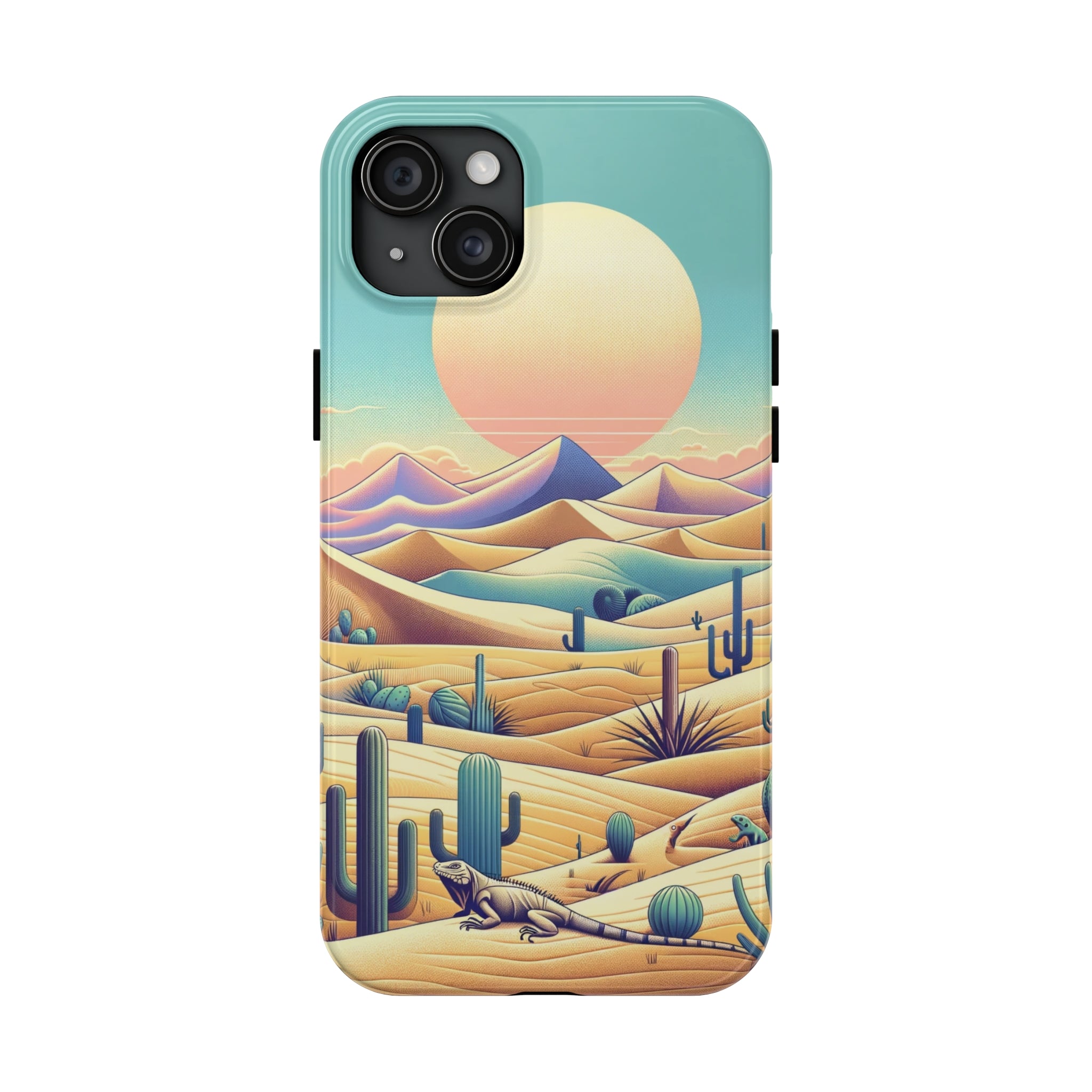 Iguana in the desert 2 - Tough Phone Case