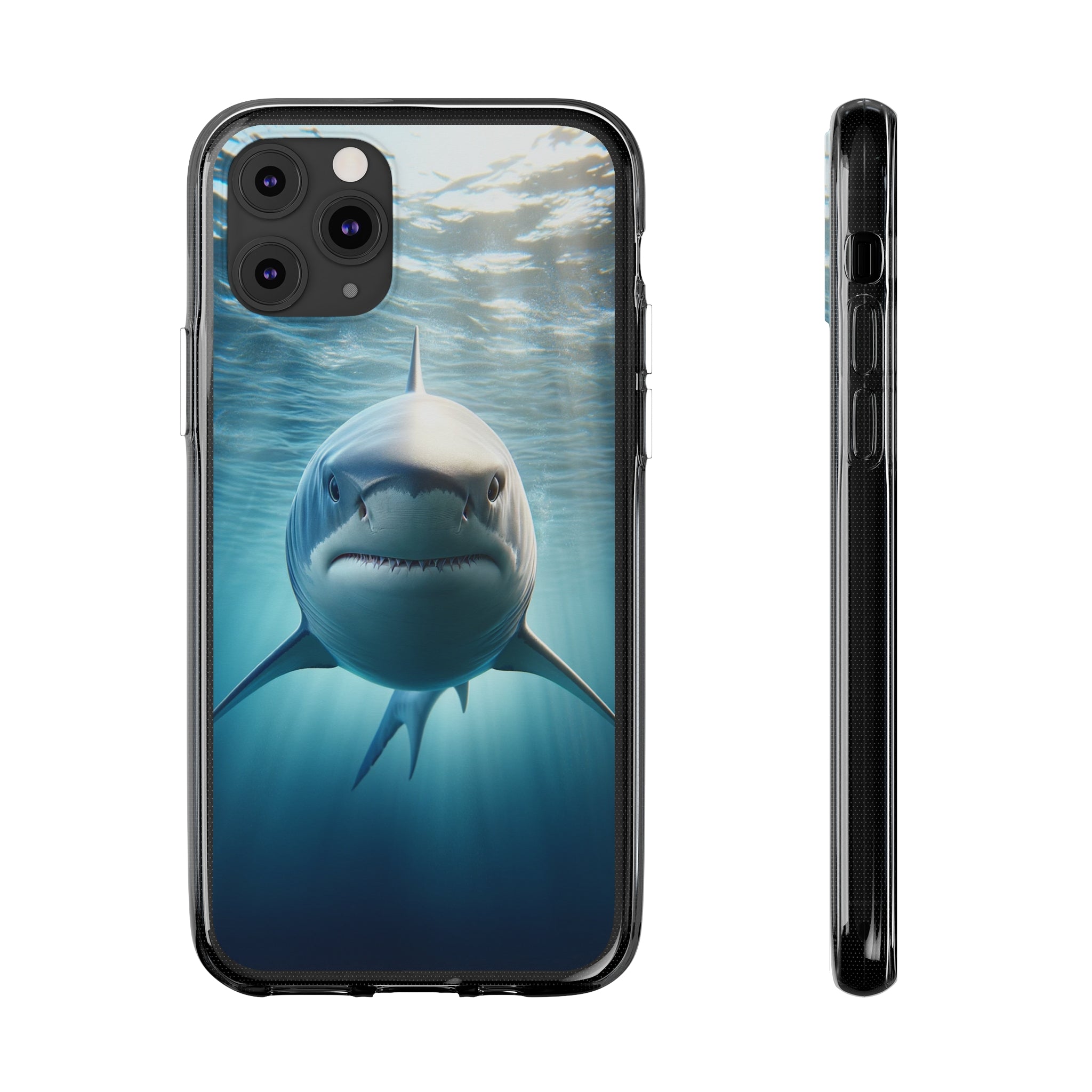 Curious Shark - Soft Phone Case