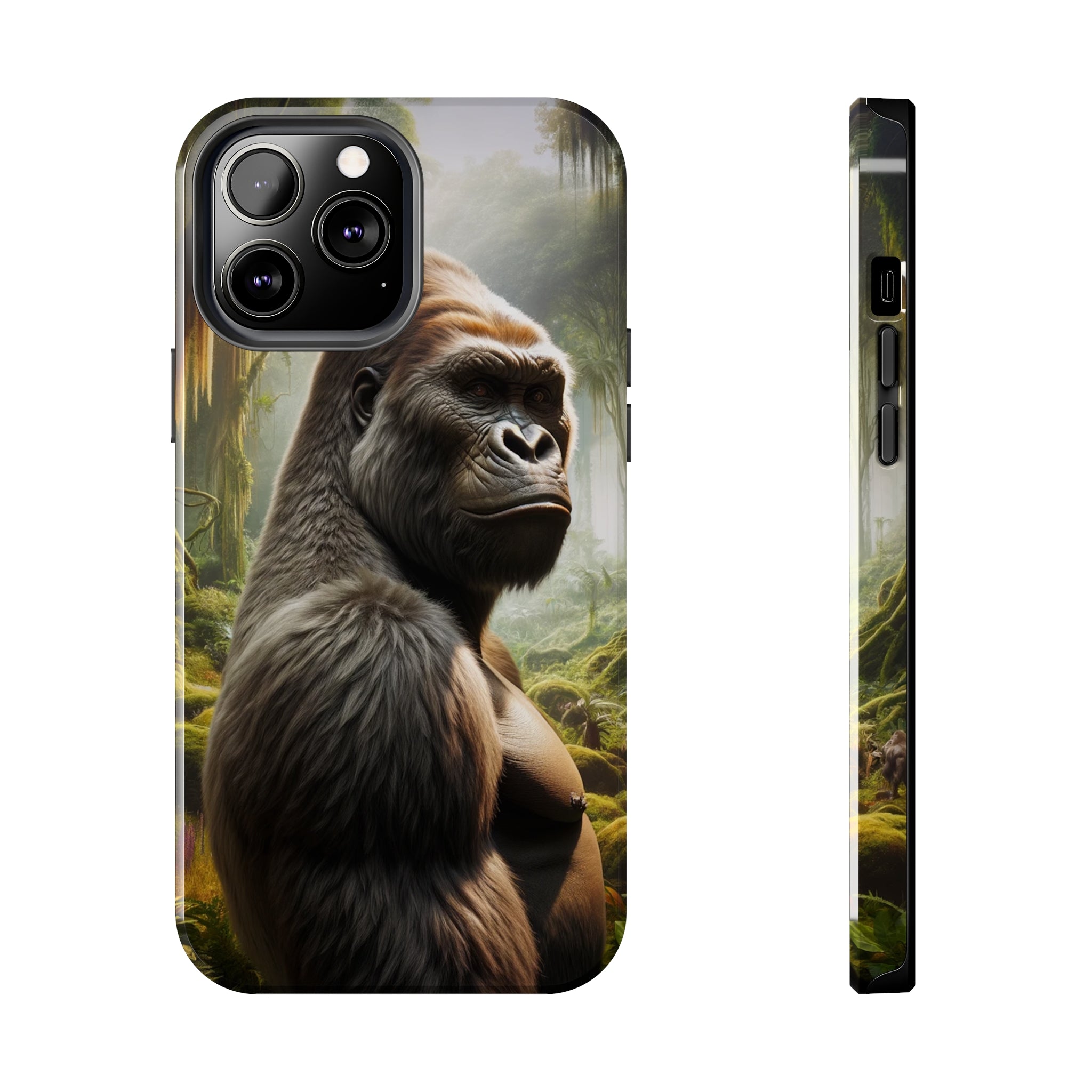 Curious gorilla - Tough Phone Case