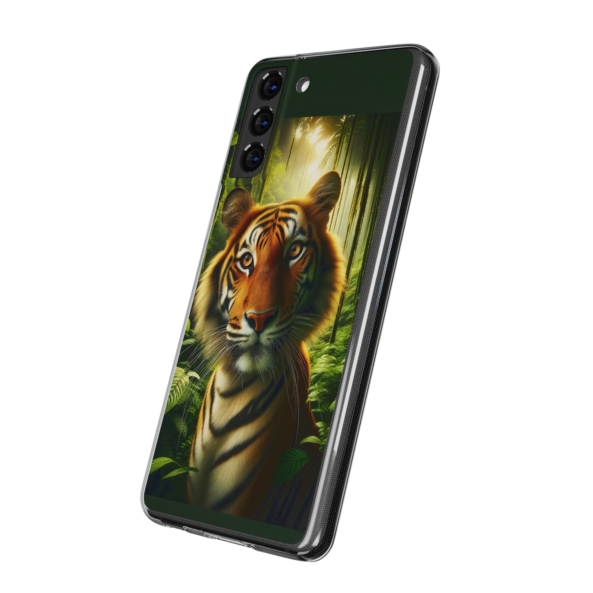 Curious Tiger - Soft Phone Cases