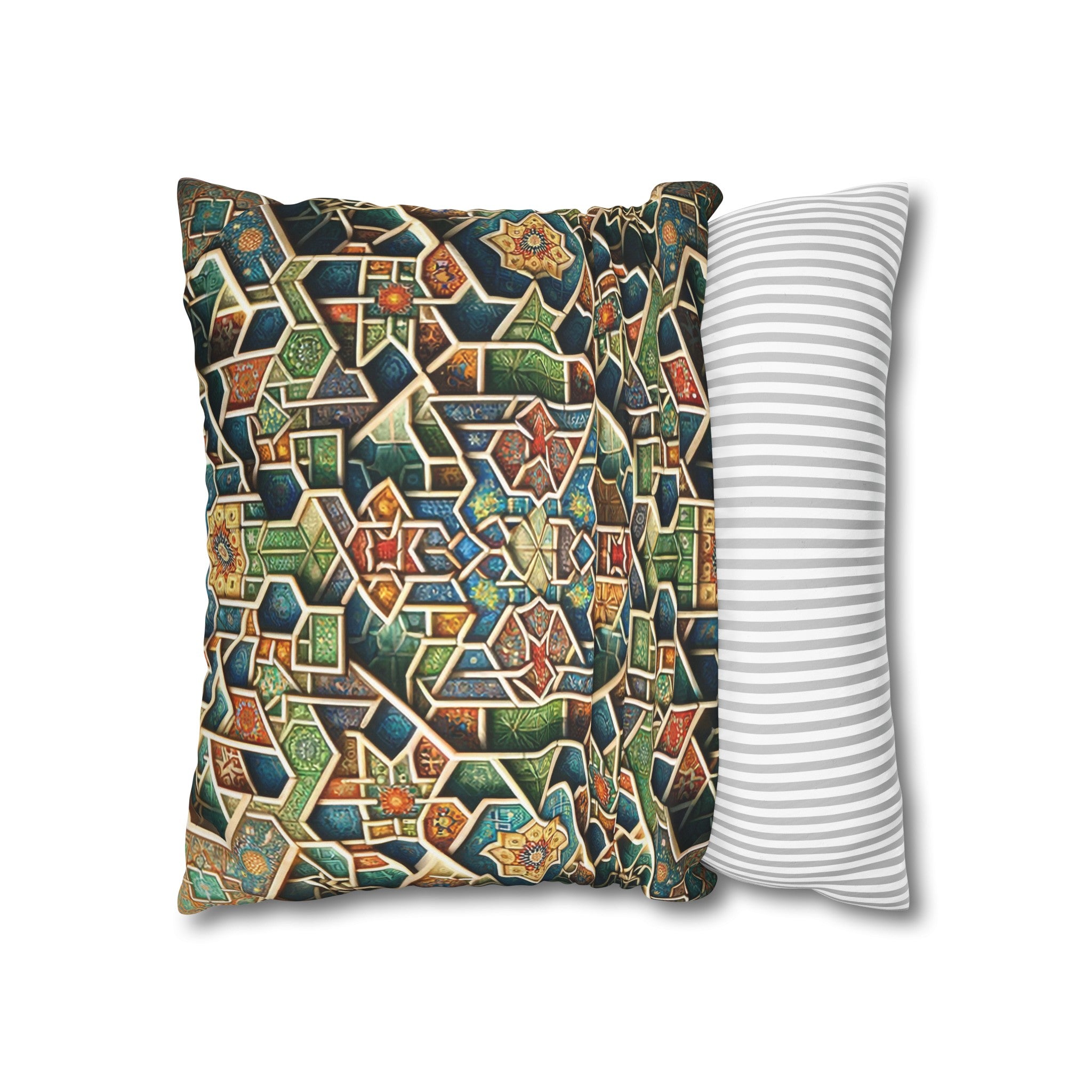 Persian Art (2) - Suede Square Pillowcase