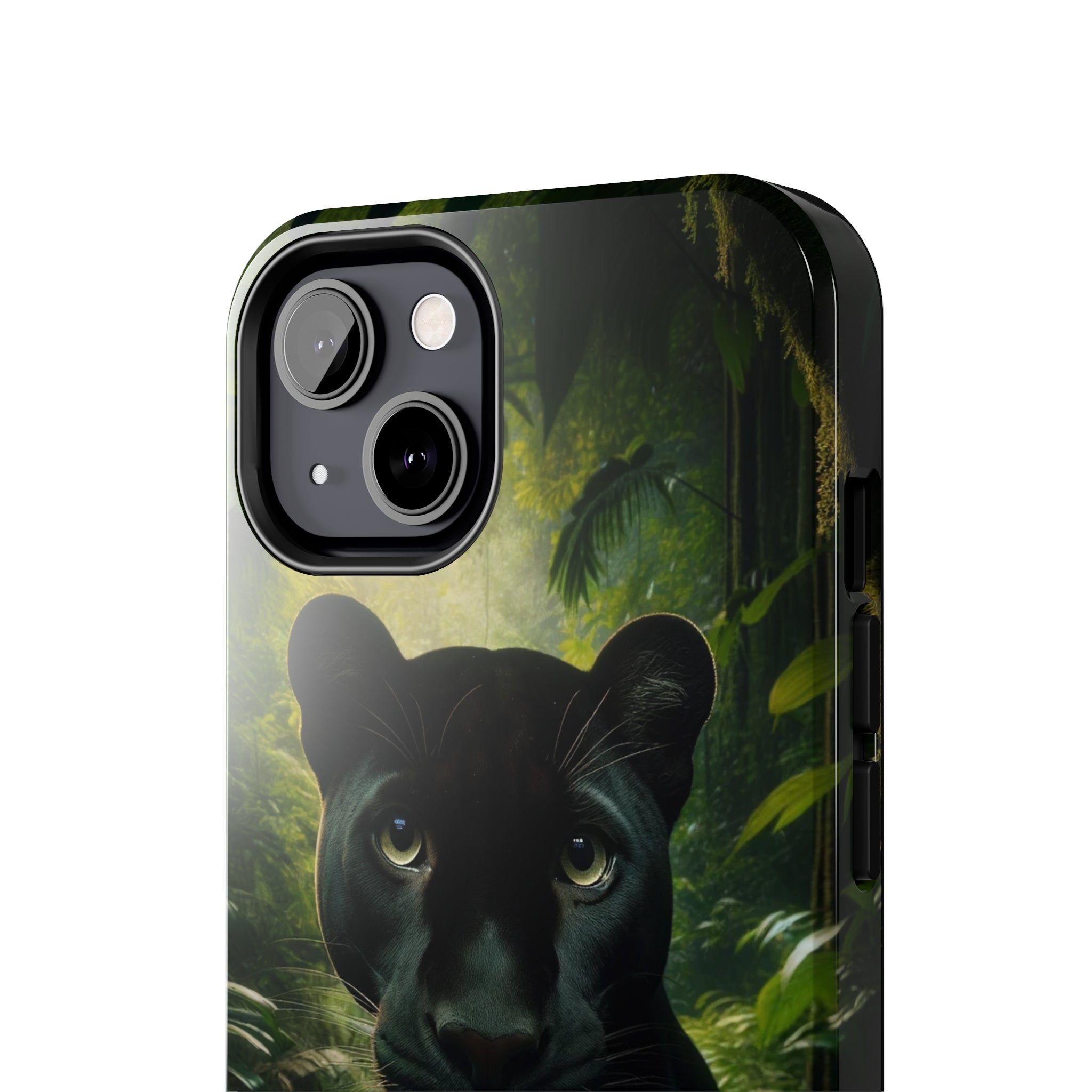 Curious black panther - Tough Phone Case