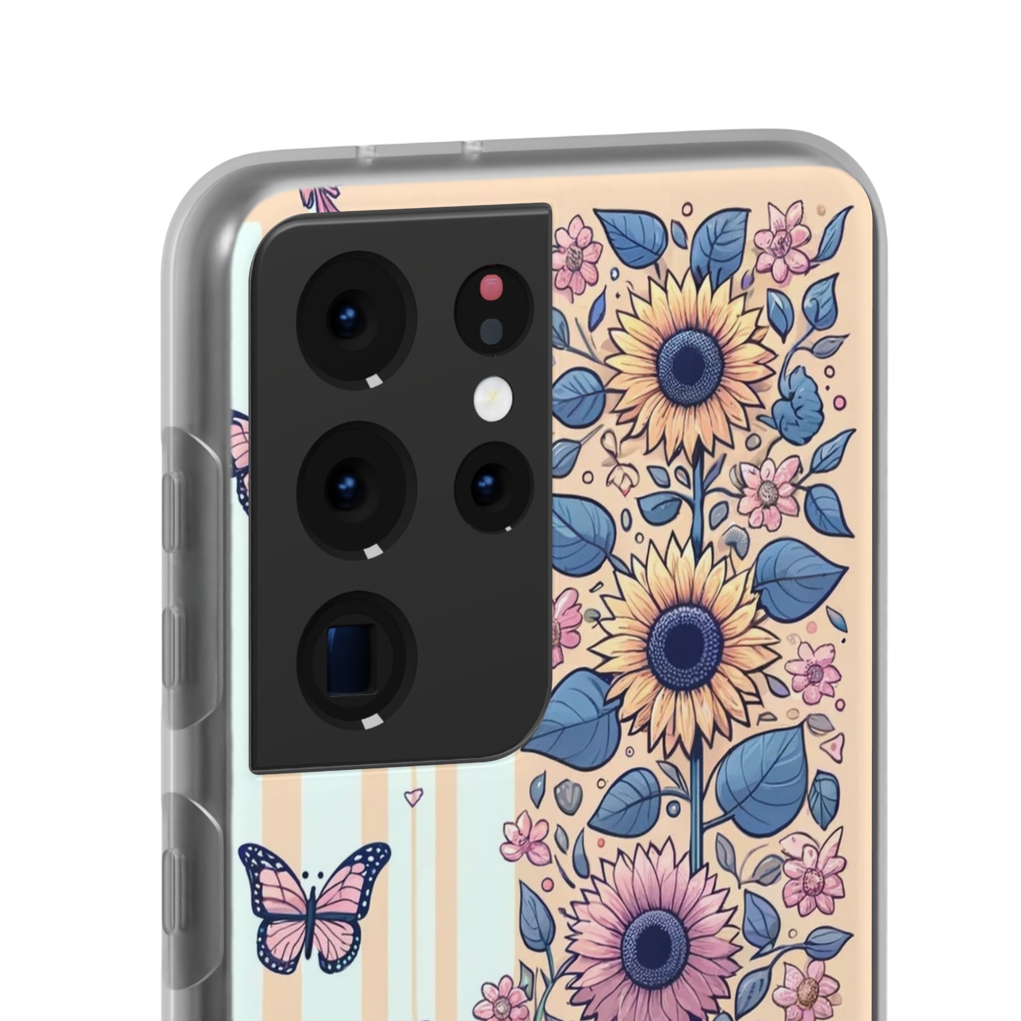 Sunflowers and butterflies - Flexi Case (Samsung only)