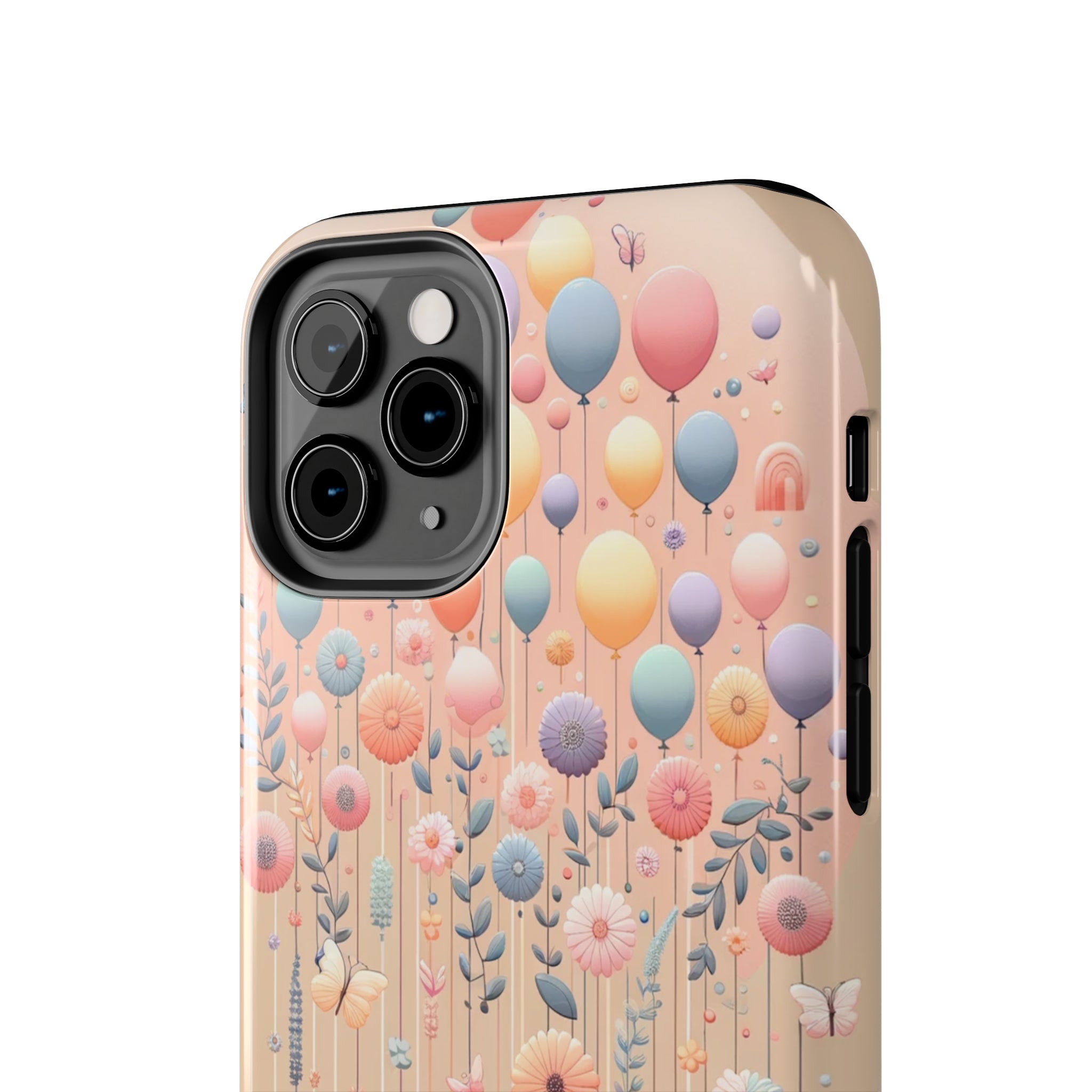 Balloons and flowers - Tough Phone Case