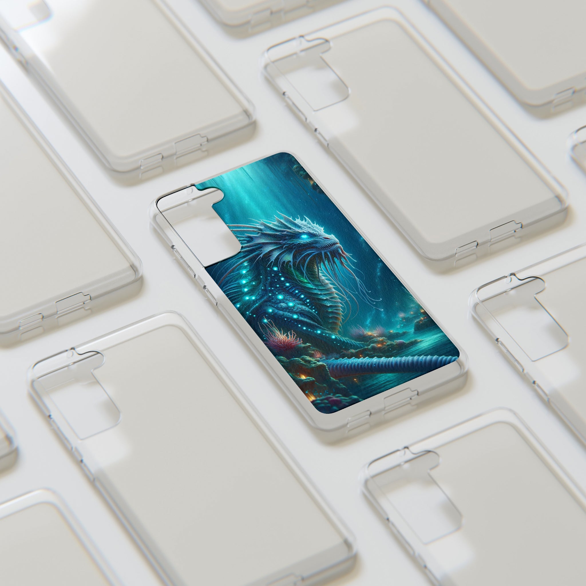 Sea monster - Soft Phone Case