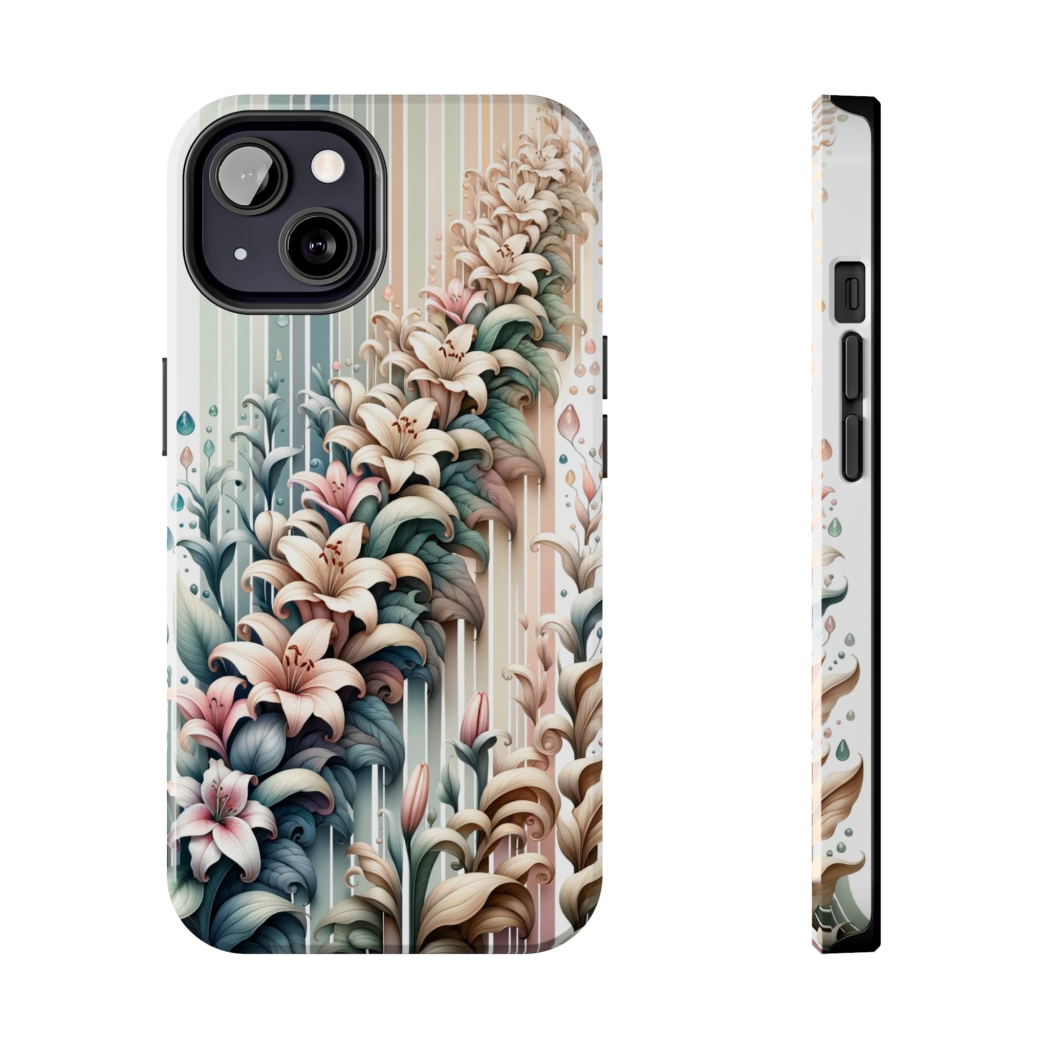 Pastel lilies - Tough Phone Case