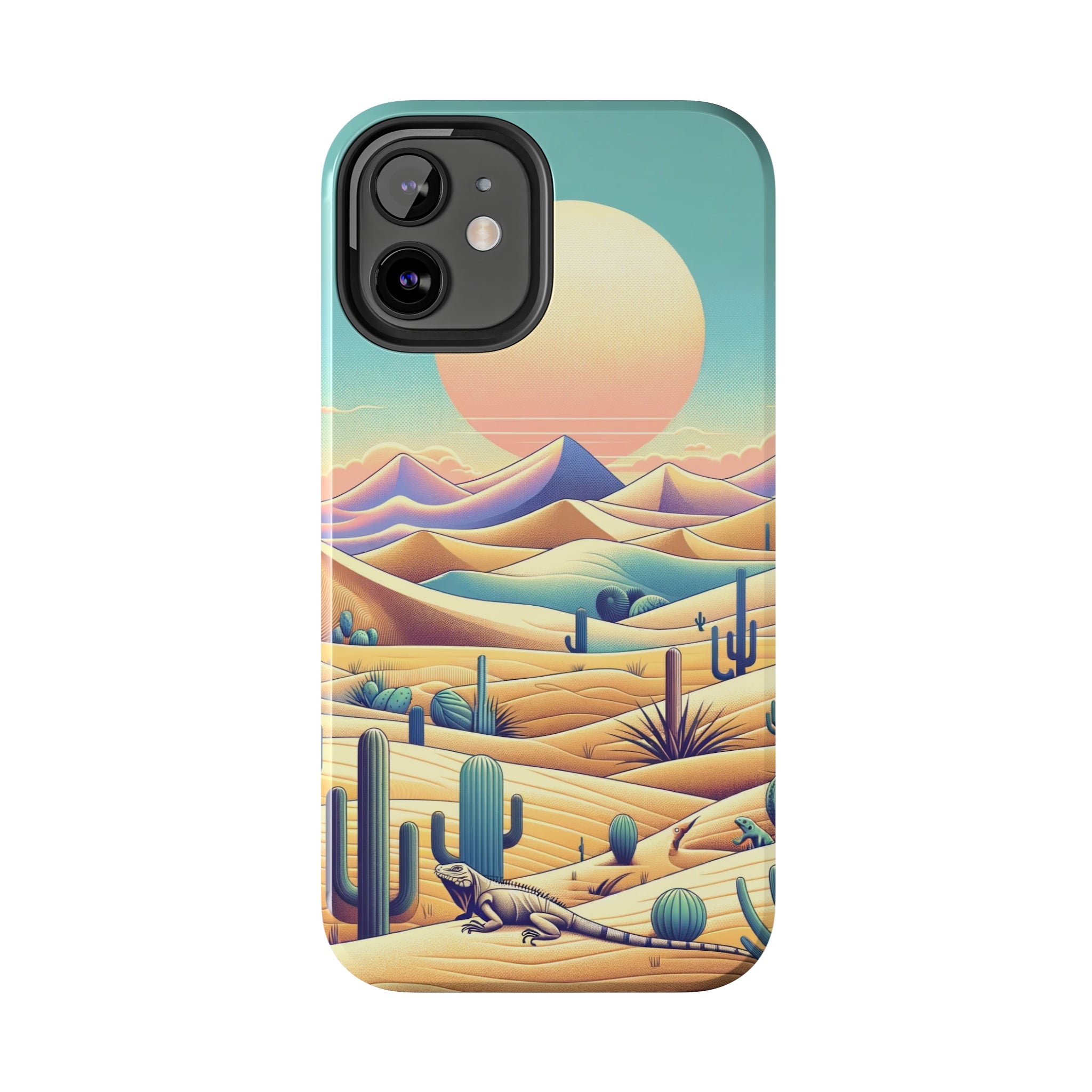 Iguana in the desert 2 - Tough Phone Case