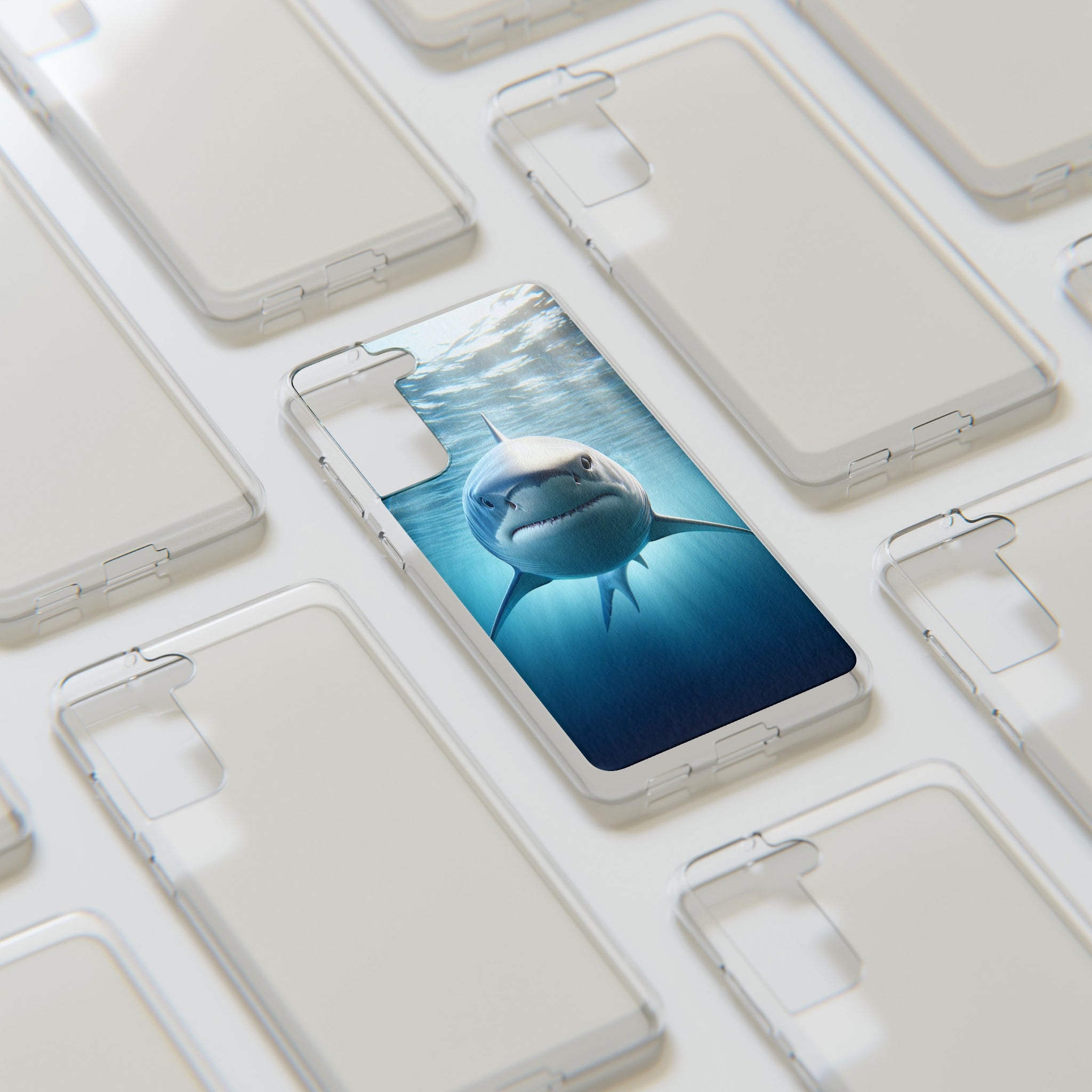 Curious Shark - Soft Phone Case