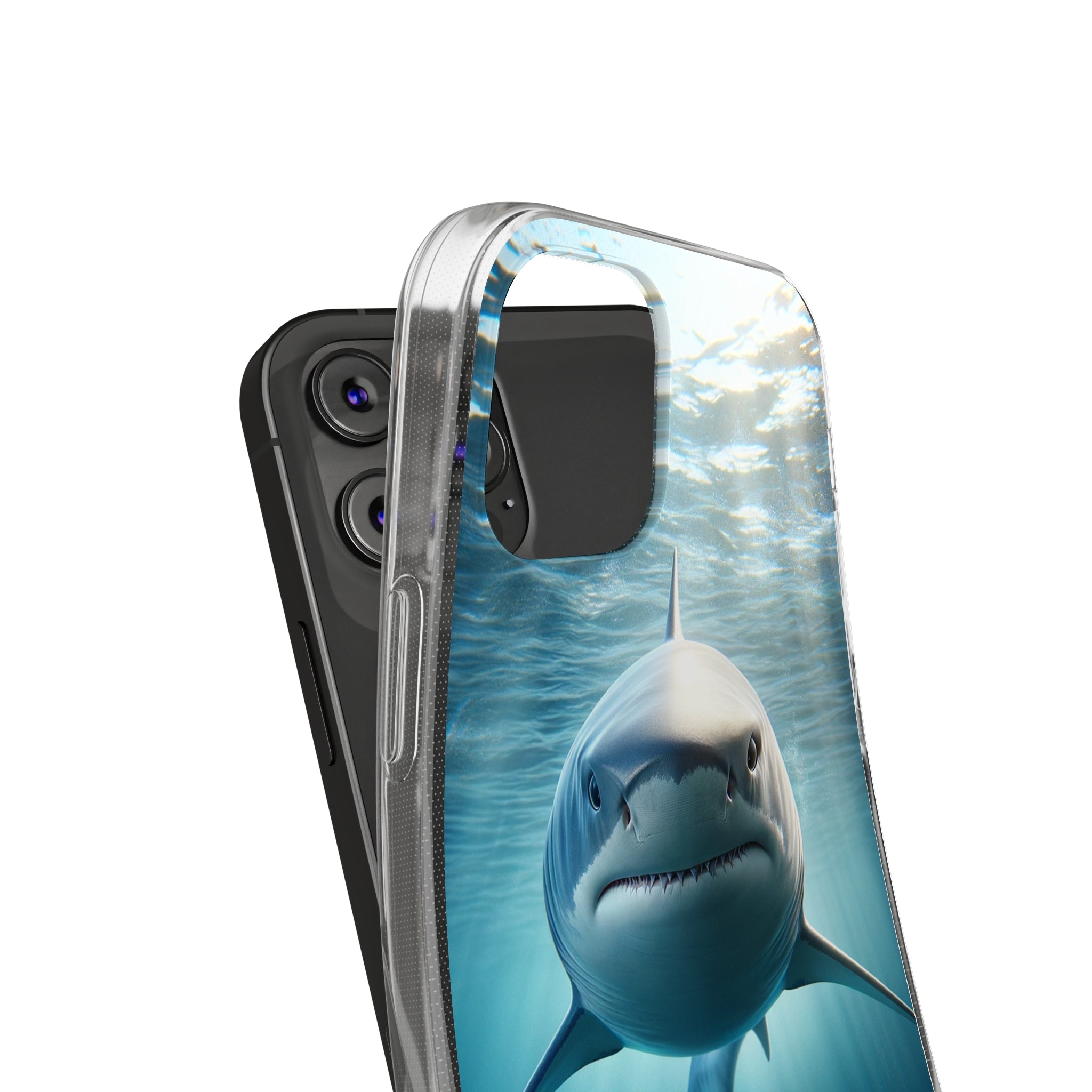 Curious Shark - Soft Phone Case