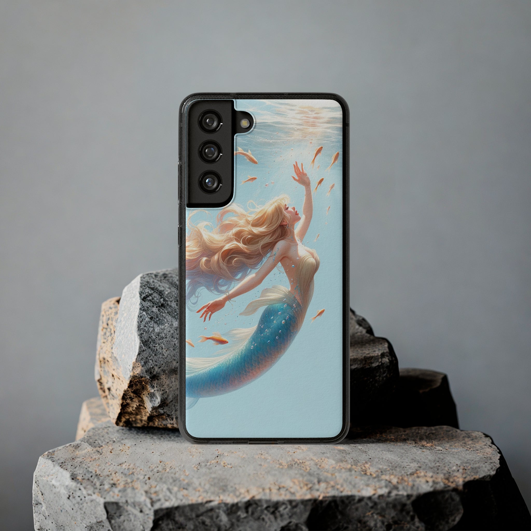 Blond Mermaid - Soft Phone Case