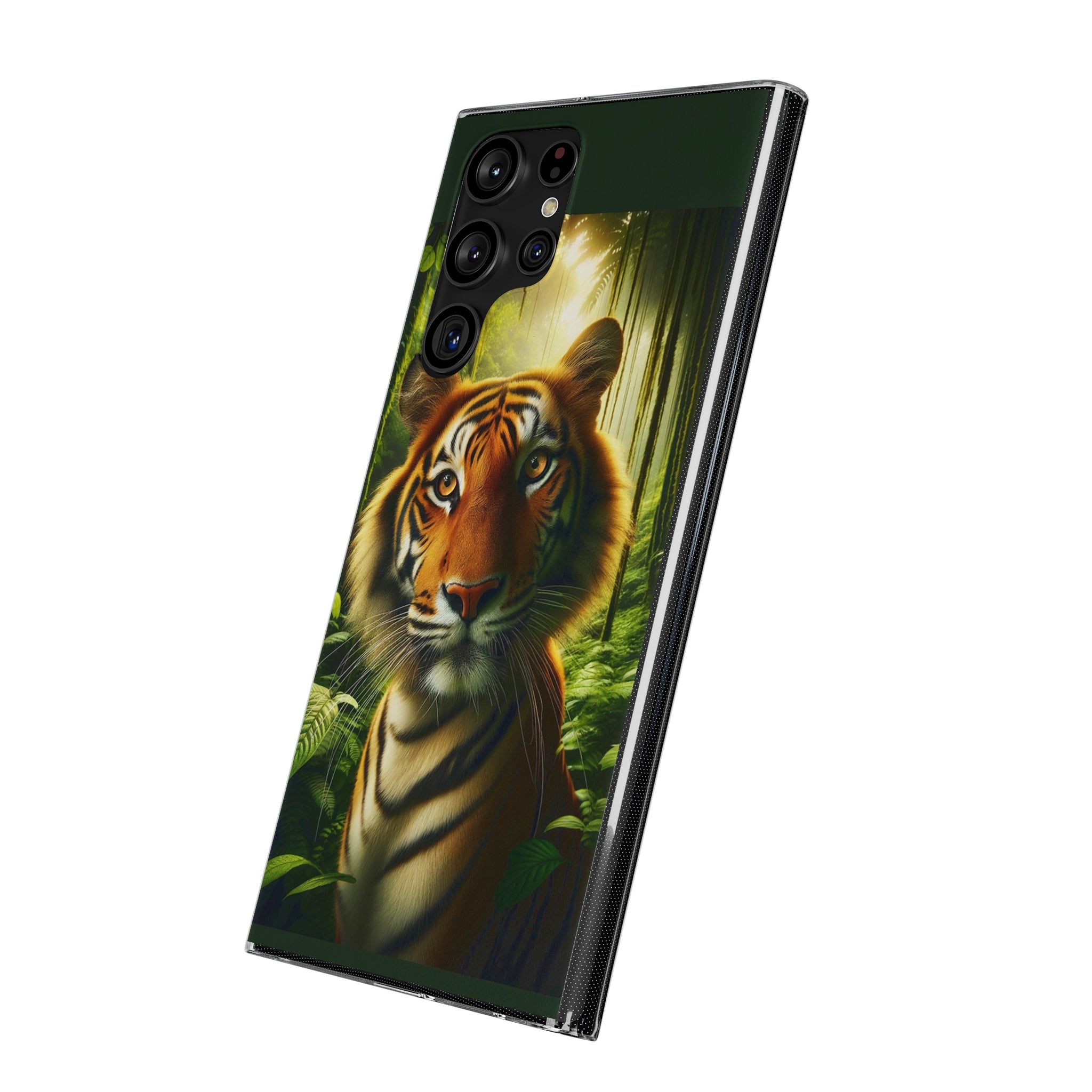 Curious Tiger - Soft Phone Cases