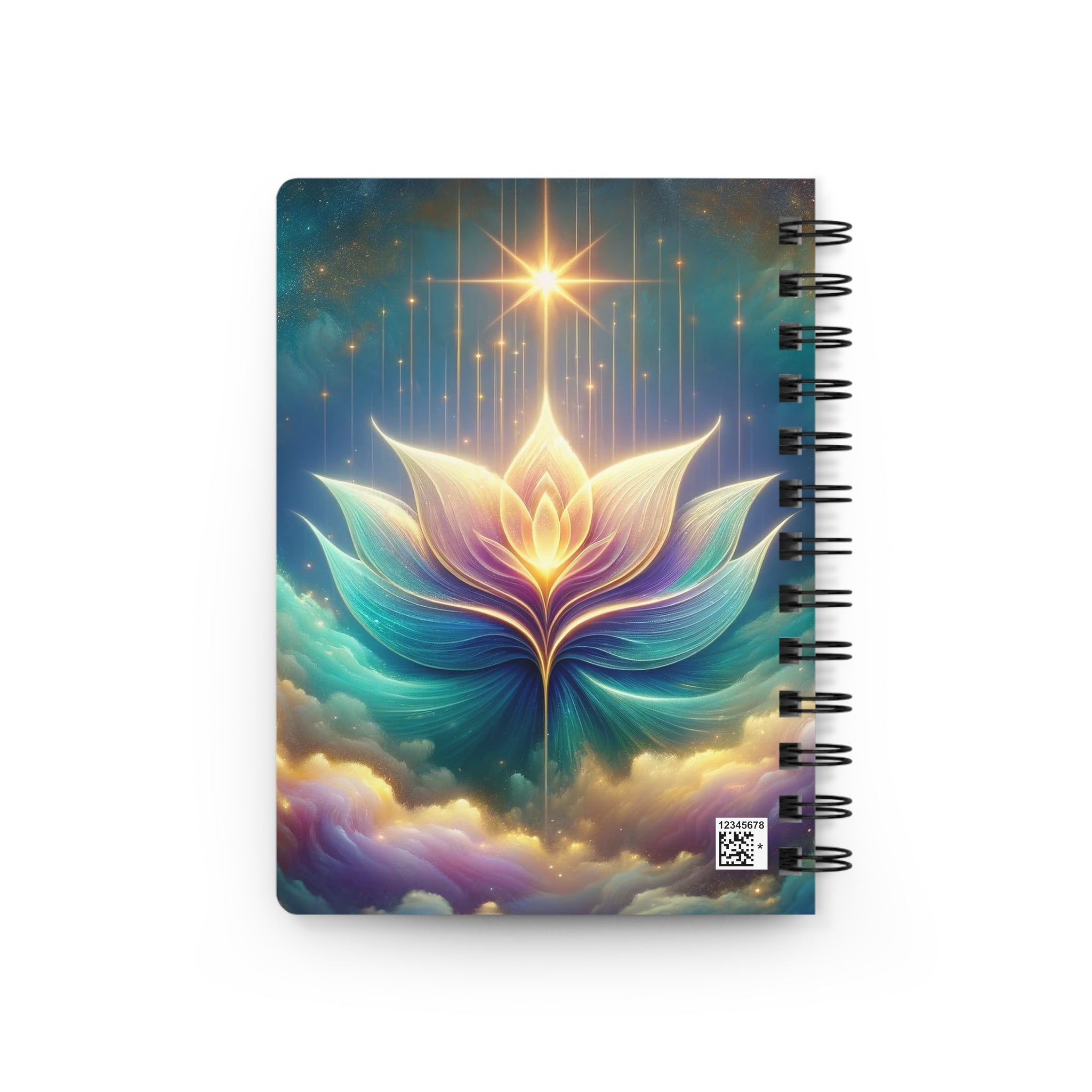 Sparkling flower - Spiral Notebook