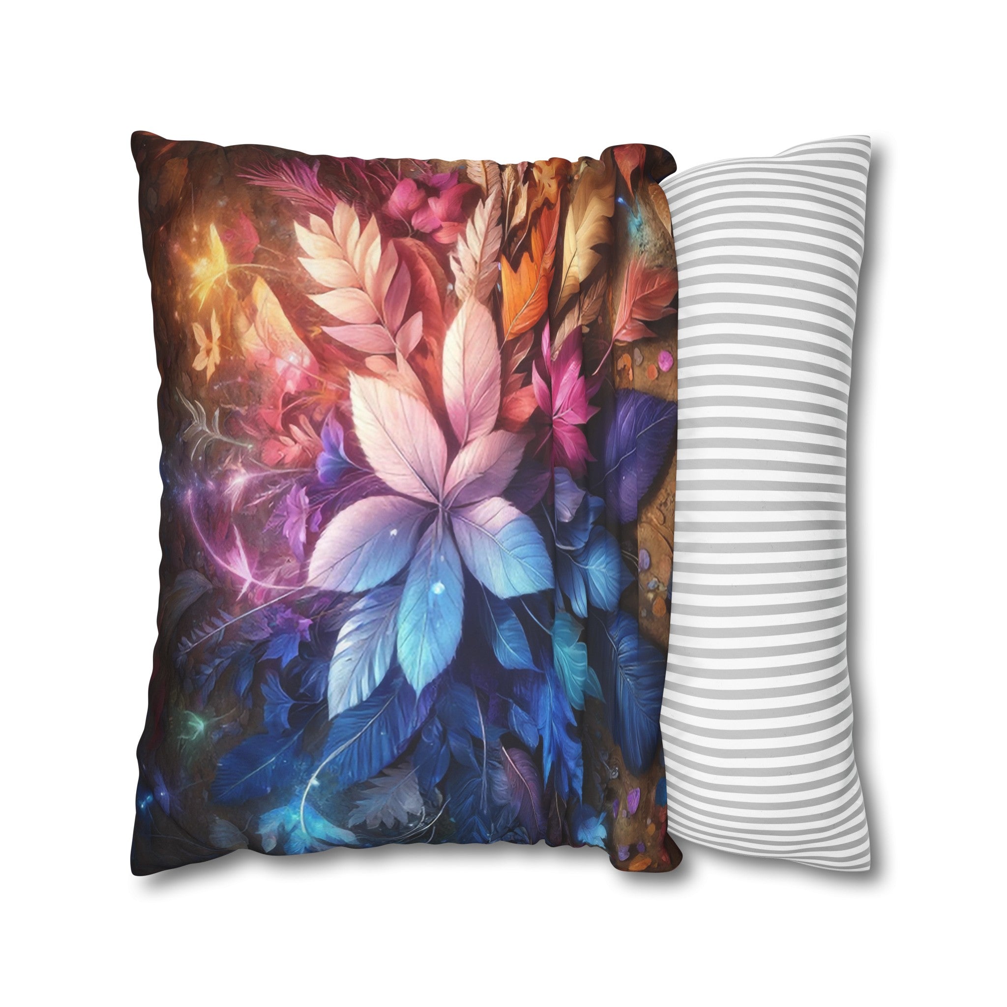 Magical leaves (2) - Suede Square Pillowcase